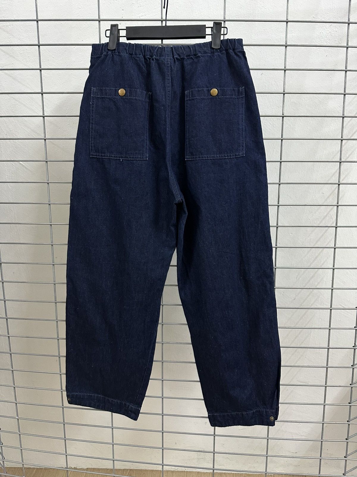 Japanese Brand Rare Beautiful RNA Inc Slanted Flap Pocket Wife Baggy Jeans Size US 32 / EU 48 - 2 Thumbnail