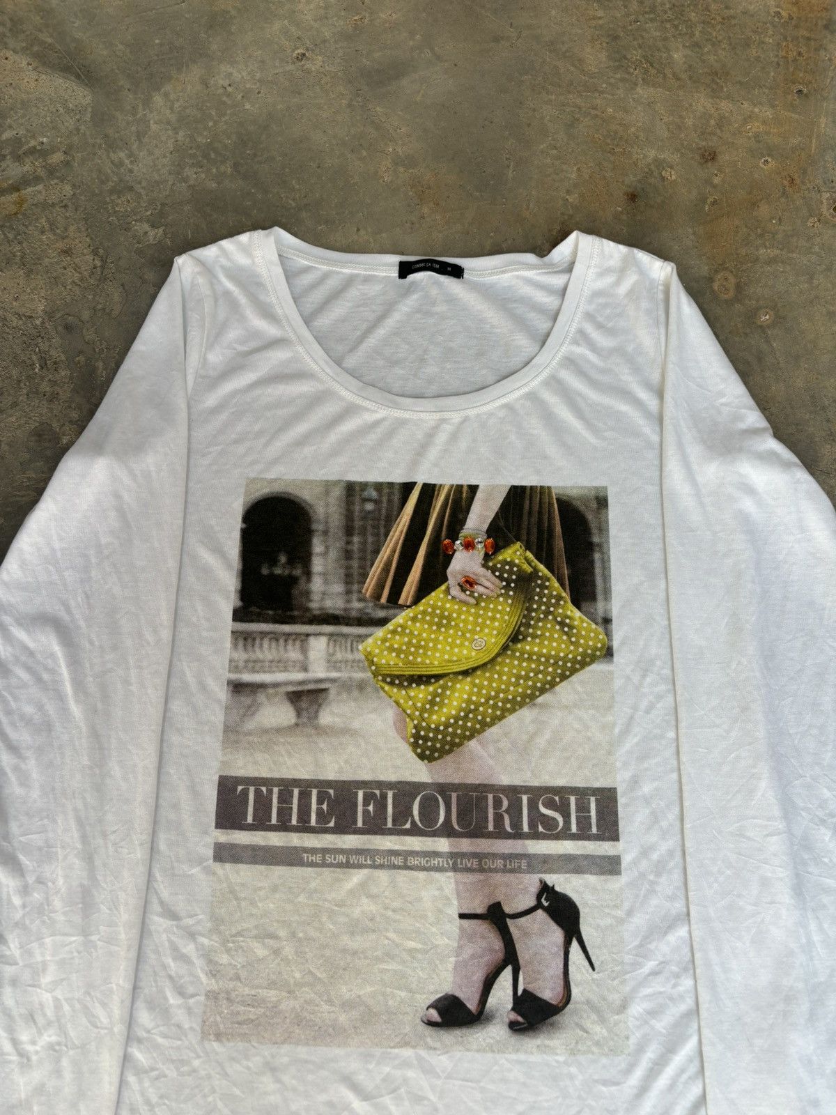 Hysteric Glamour × Japanese Brand Y2k Comme ca Ism The Flourish photo tee Longsleeve Size US M / EU 48-50 / 2 - 2 Thumbnail