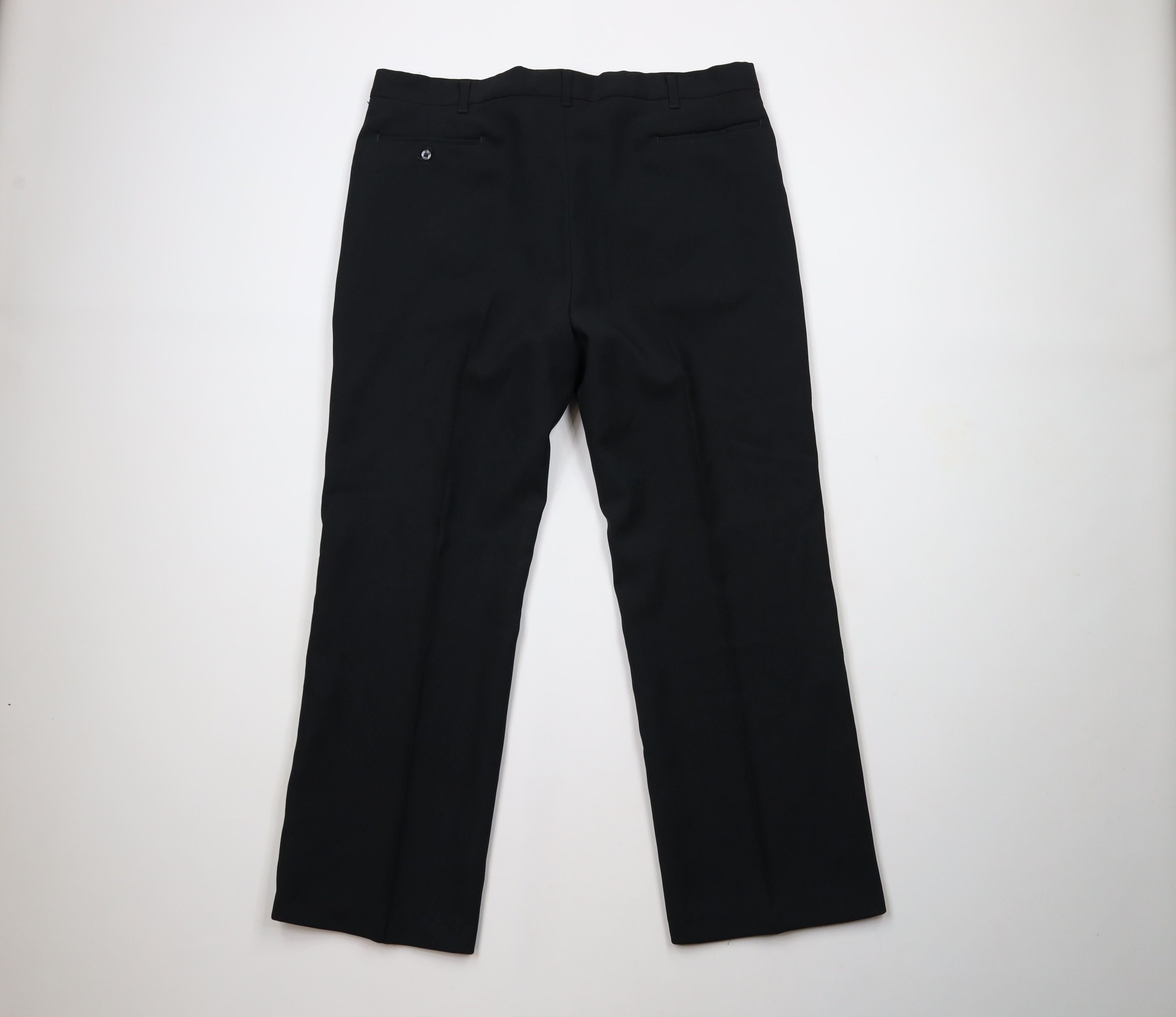 Vintage Vintage 70s Streetwear Bell Bottoms Chino Pants Black USA Size US 38 / EU 54 - 9 Thumbnail