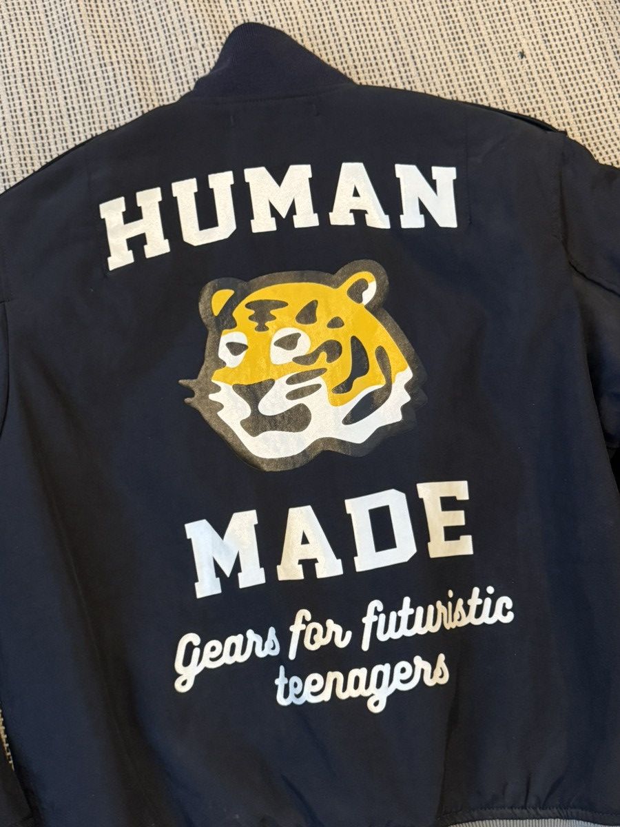 Human Made Human Made Navy Tiger Bomber Jacket Size US S / EU 44-46 / 1 - 11 Thumbnail
