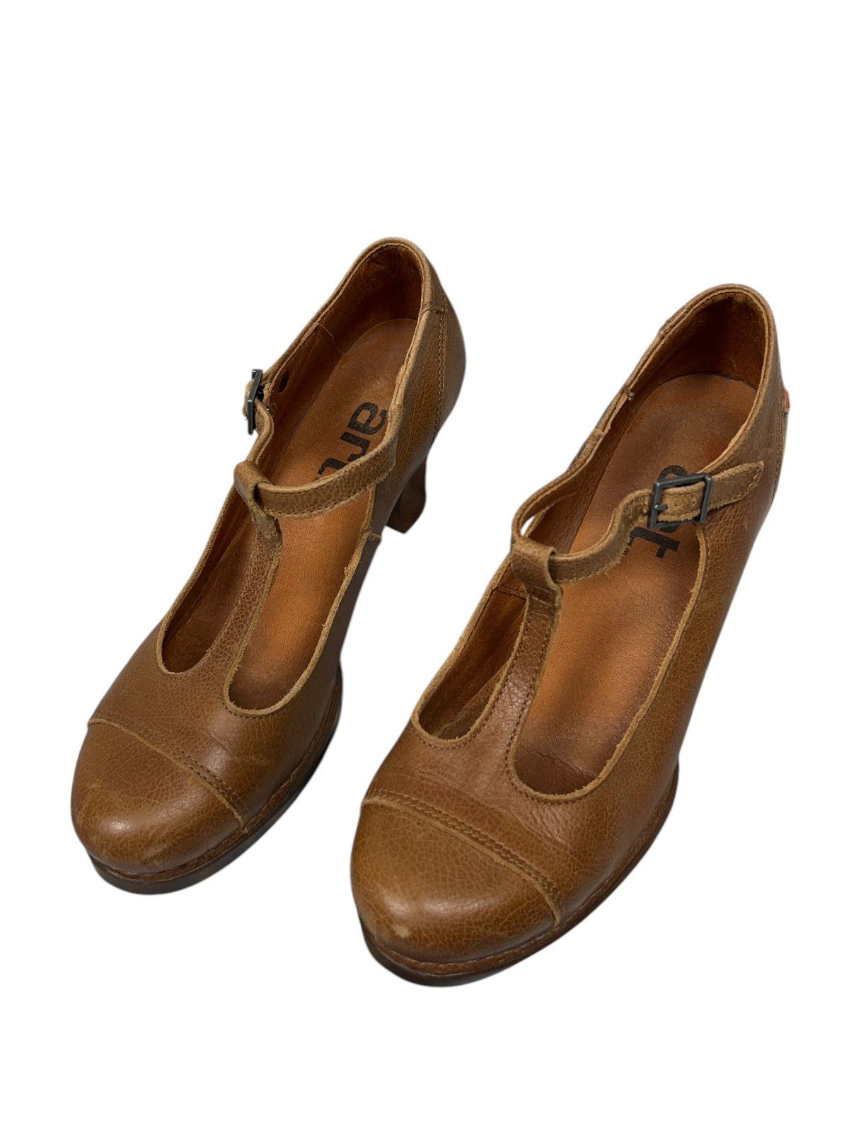 Leather Vintage Art Company Leather Heels Mary Jane Shoes y2k Size US 9 / IT 39 - 2 Thumbnail