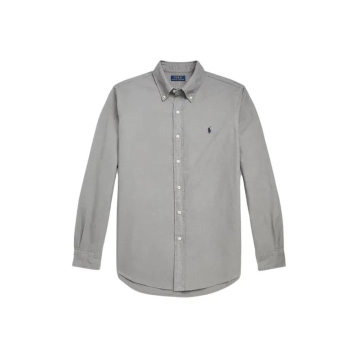 Polo Ralph Lauren Polo Ralph Lauren Gray Long Sleeve Oxford Shirt Size US XXL / EU 58 / 5 - 1 Thumbnail