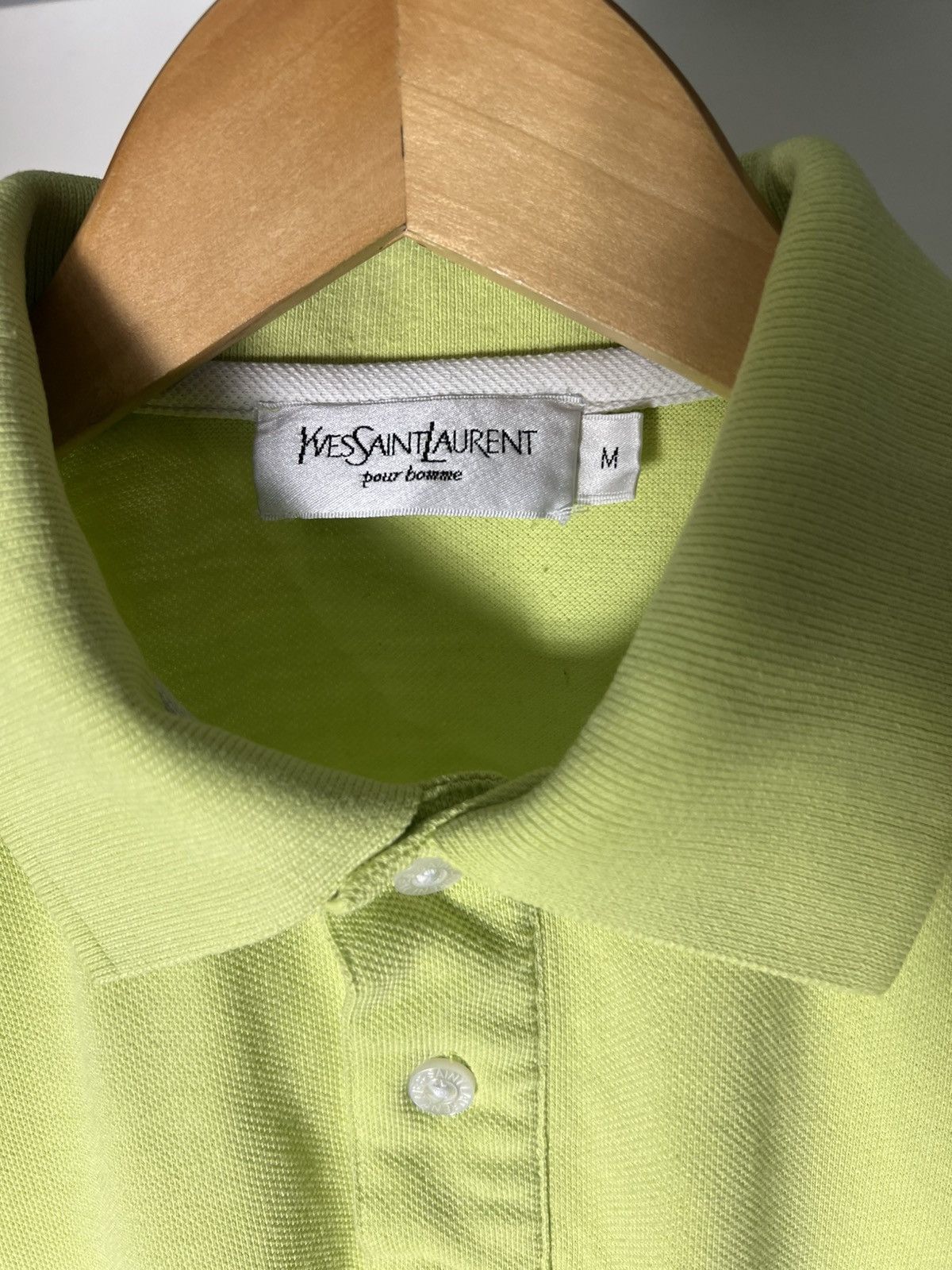 Saint Laurent Paris VINTAGE YVES SAINT LAURENT RETRO POLO CLASSIC DESIGNER 90s Size US M / EU 48-50 / 2 - 6 Thumbnail