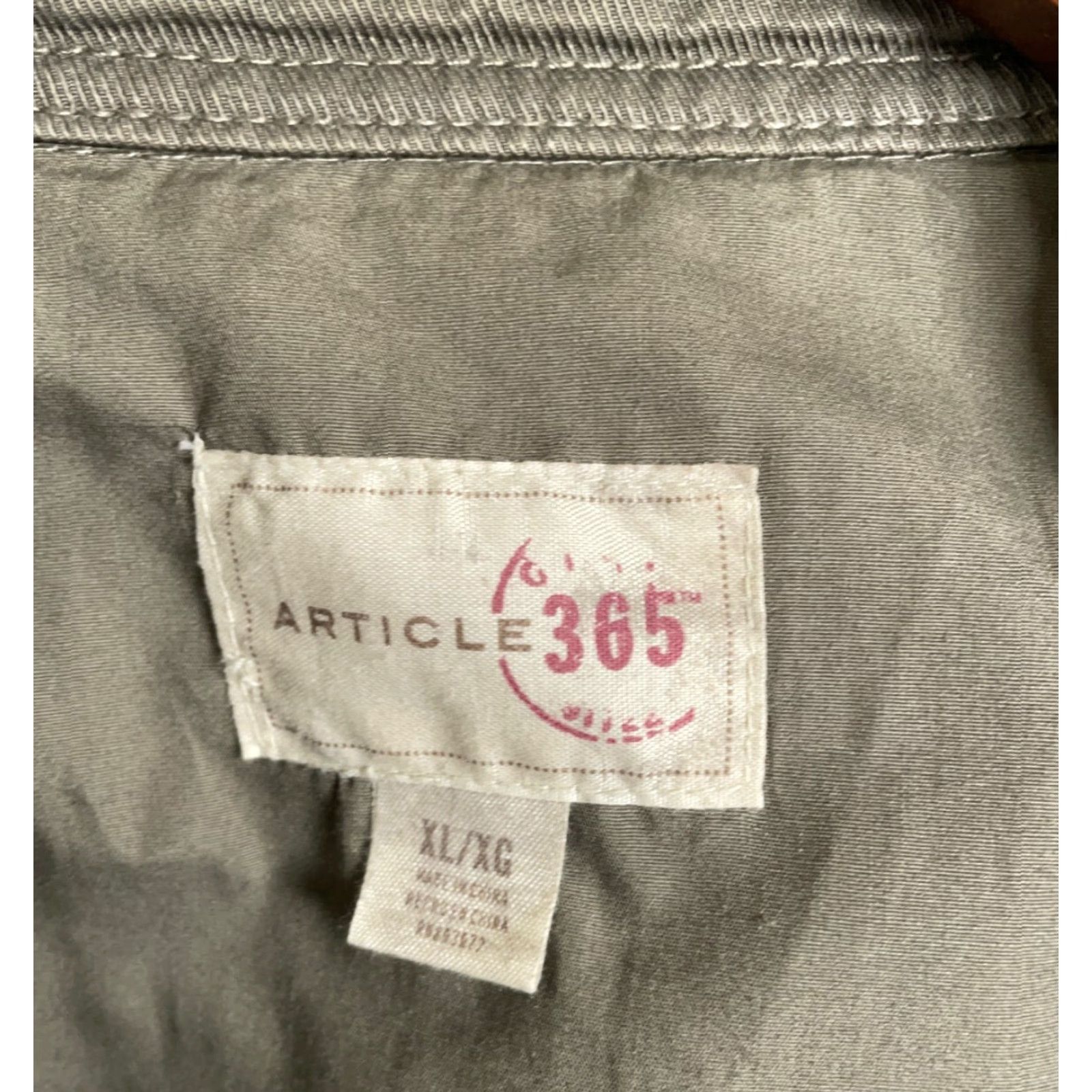 Vintage VINTAGE Article 365 Military Jacket Adult Large Men Spring Fall Winter Cotton Green 90s Retro Army Size US L / EU 52-54 / 3 - 3 Thumbnail
