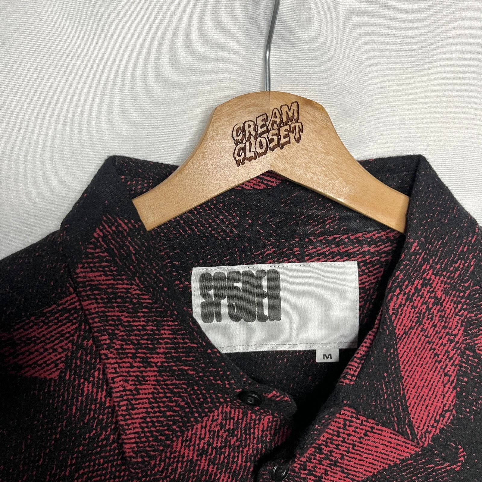 Sp5der Spider Young Thug Black Star Plaid Patchwork Flannel Shirt M Size US M / EU 48-50 / 2 - 4 Thumbnail