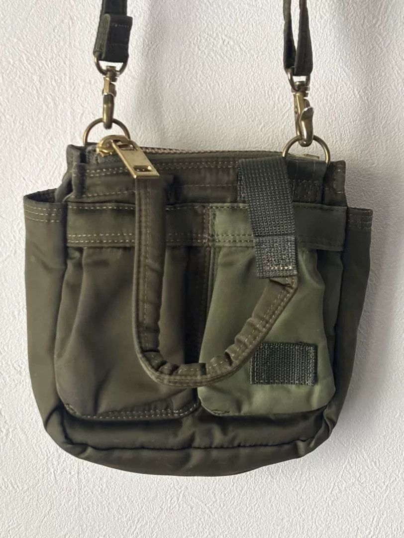 Sacai sacai x PORTER Olive Green Nylon Shoulder Bag Size ONE SIZE - 1 Thumbnail