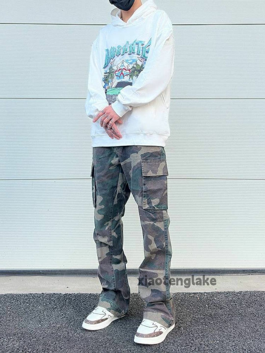 Designer × Japanese Brand × Vintage washed faded cleanfit yuppie bootcut flared cargo pants Size US 32 / EU 48 - 3 Thumbnail