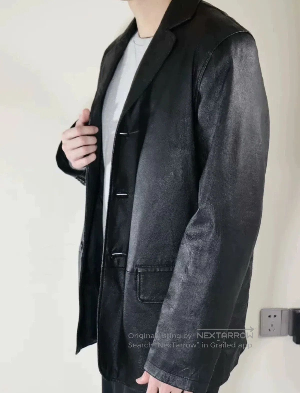 Polo Ralph Lauren Vintage Ralph Lauren Leather Blazer. Size US L / EU 52-54 / 3 - 9 Thumbnail