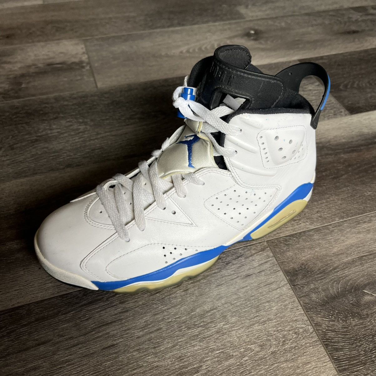 Jordan Brand × Nike Air Jordan 6 VI Retro Sport Blue 2014 Men’s Size 9.5 Shoes Size US 9.5 / EU 42-43 - 10 Thumbnail