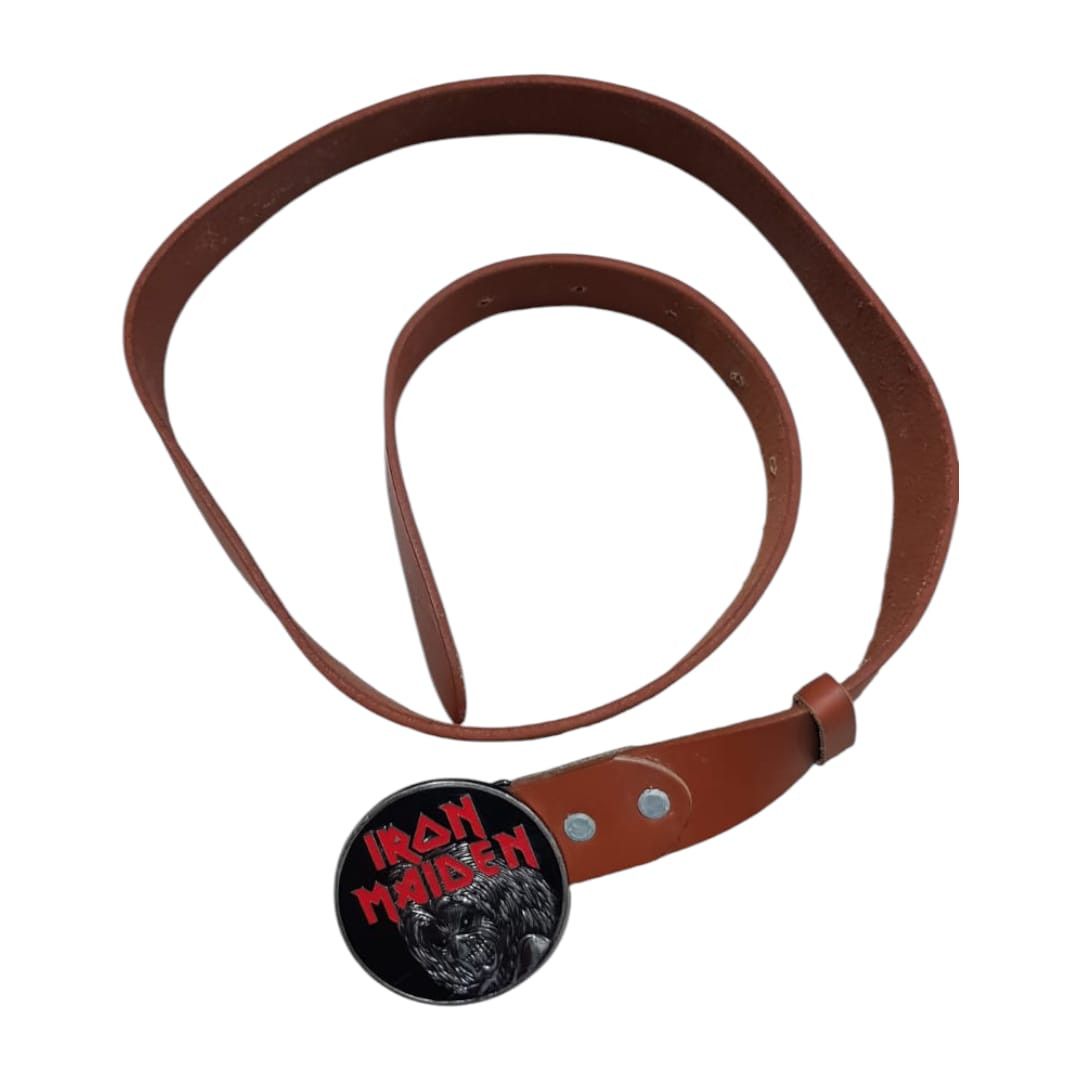 Iron Maiden Vintage Iron Maiden Buckle Belt 2013 Size ONE SIZE - 1 Thumbnail