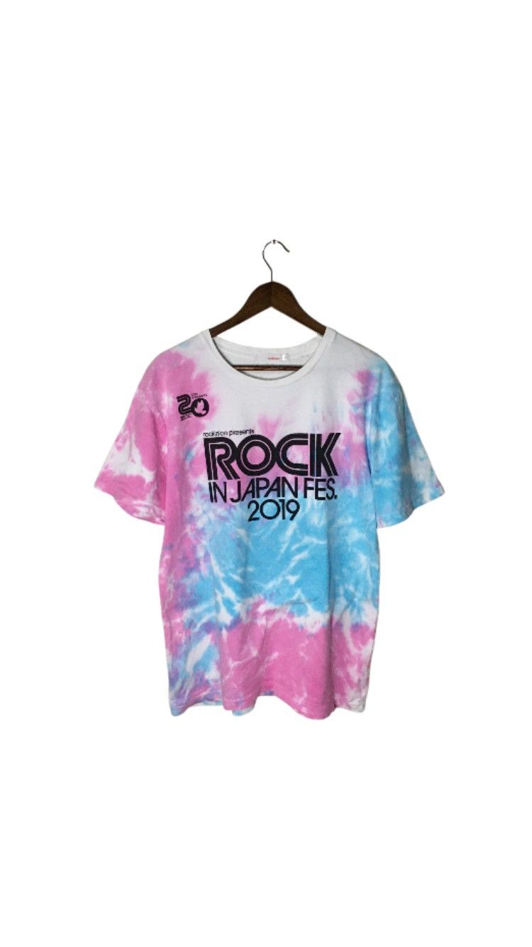 Band Tees × Japanese Brand Rock Japan x Tie Dye T-Shirt Size US L / EU 52-54 / 3 - 1 Thumbnail