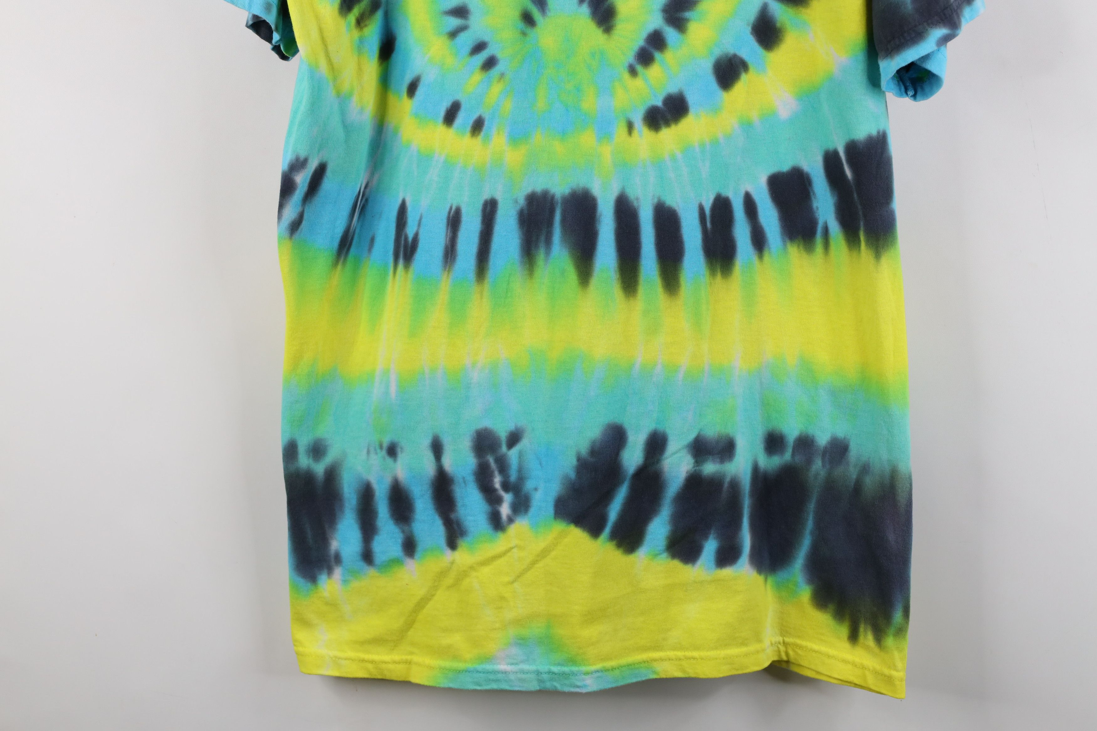 Vintage Vintage 90s Streetwear Tie Dye Acid Wash T-Shirt Trippy Size US L / EU 52-54 / 3 - 3 Thumbnail