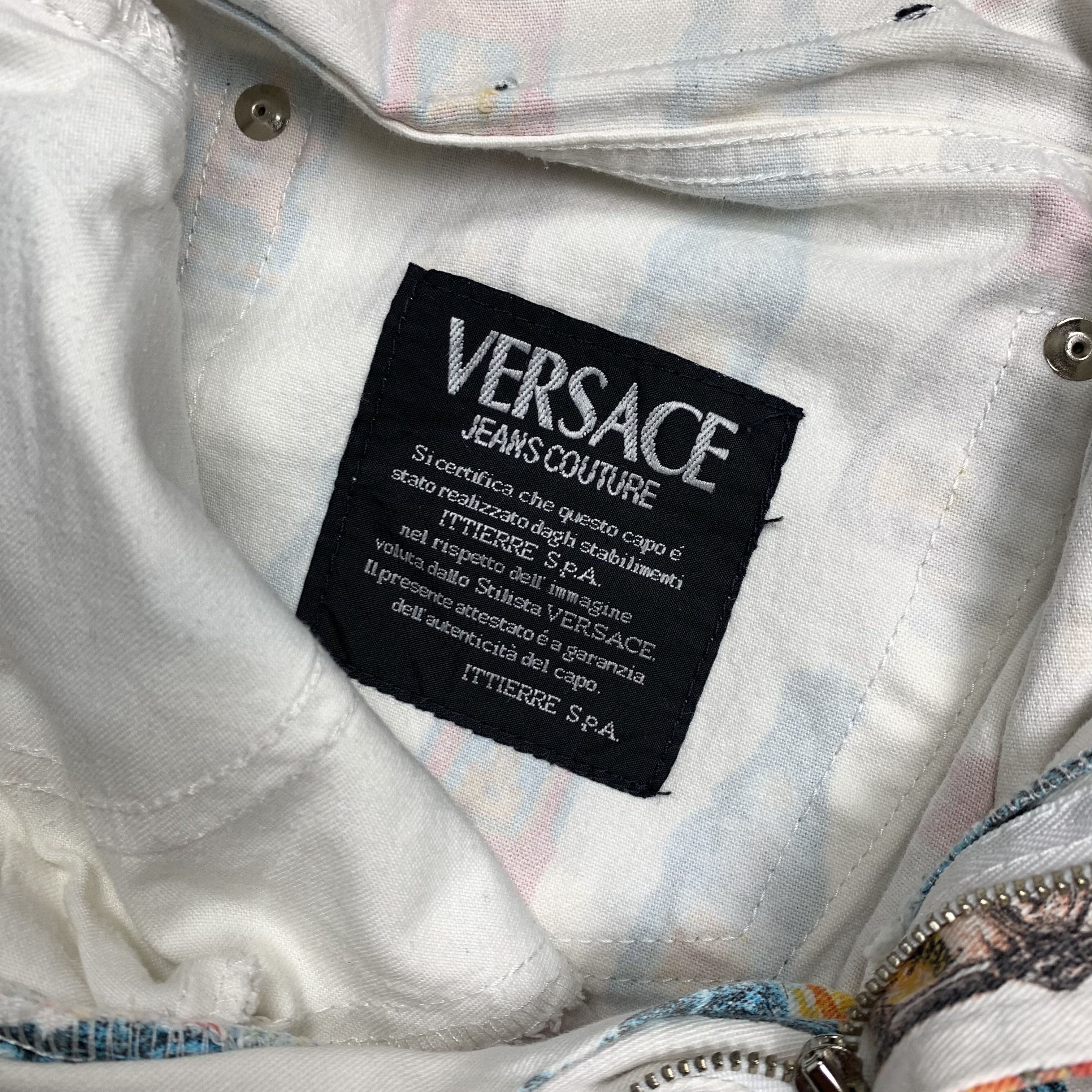 Versace 90s Versace Perfume Bottle Fullprint Pants Size 25" / US 0 / IT 36 - 12 Thumbnail