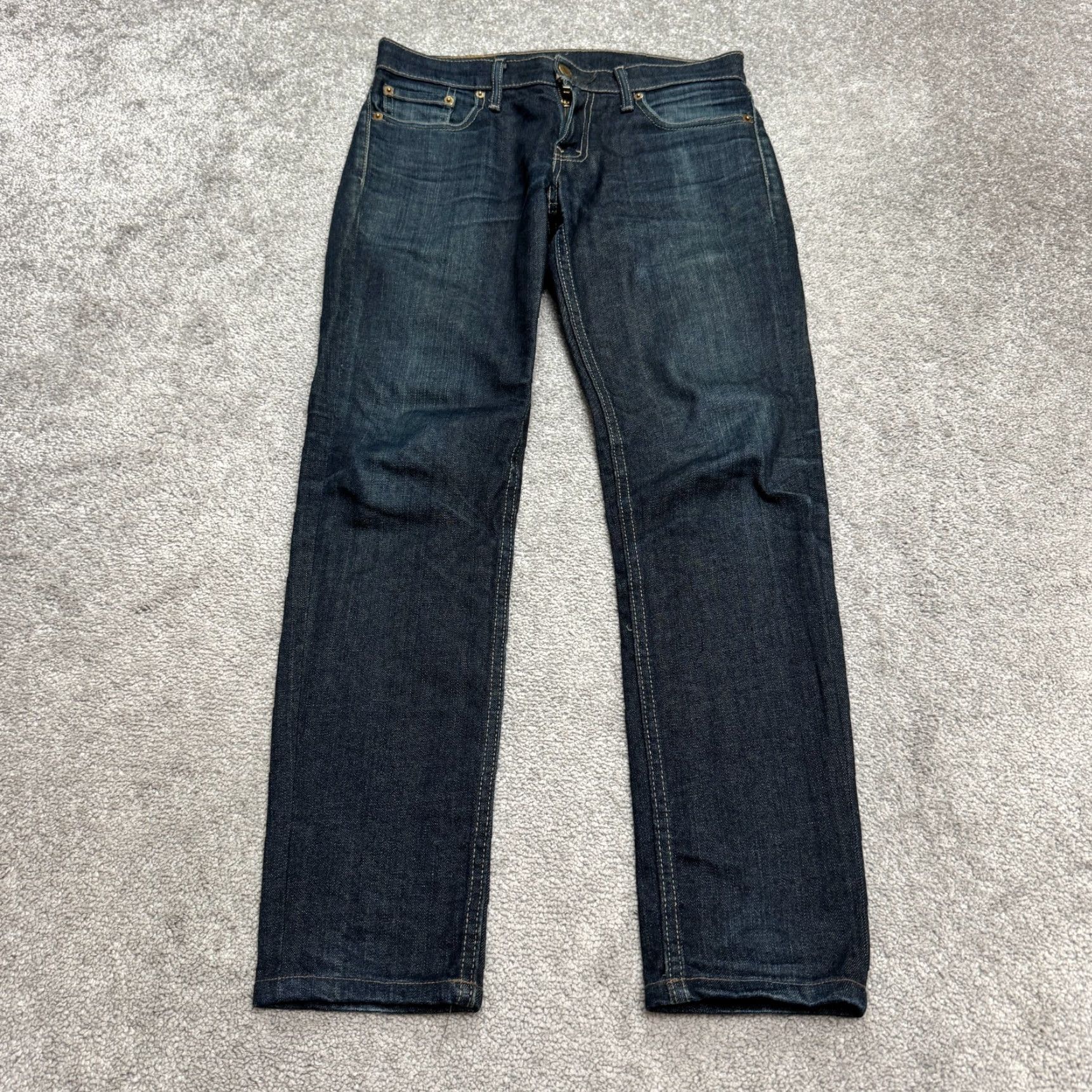 Levi's Levi's 511 Slim Fit Denim Jeans Mens 30x30 Blue Straight Leg Dark Wash Casual Size US 30 / EU 46 - 2 Thumbnail