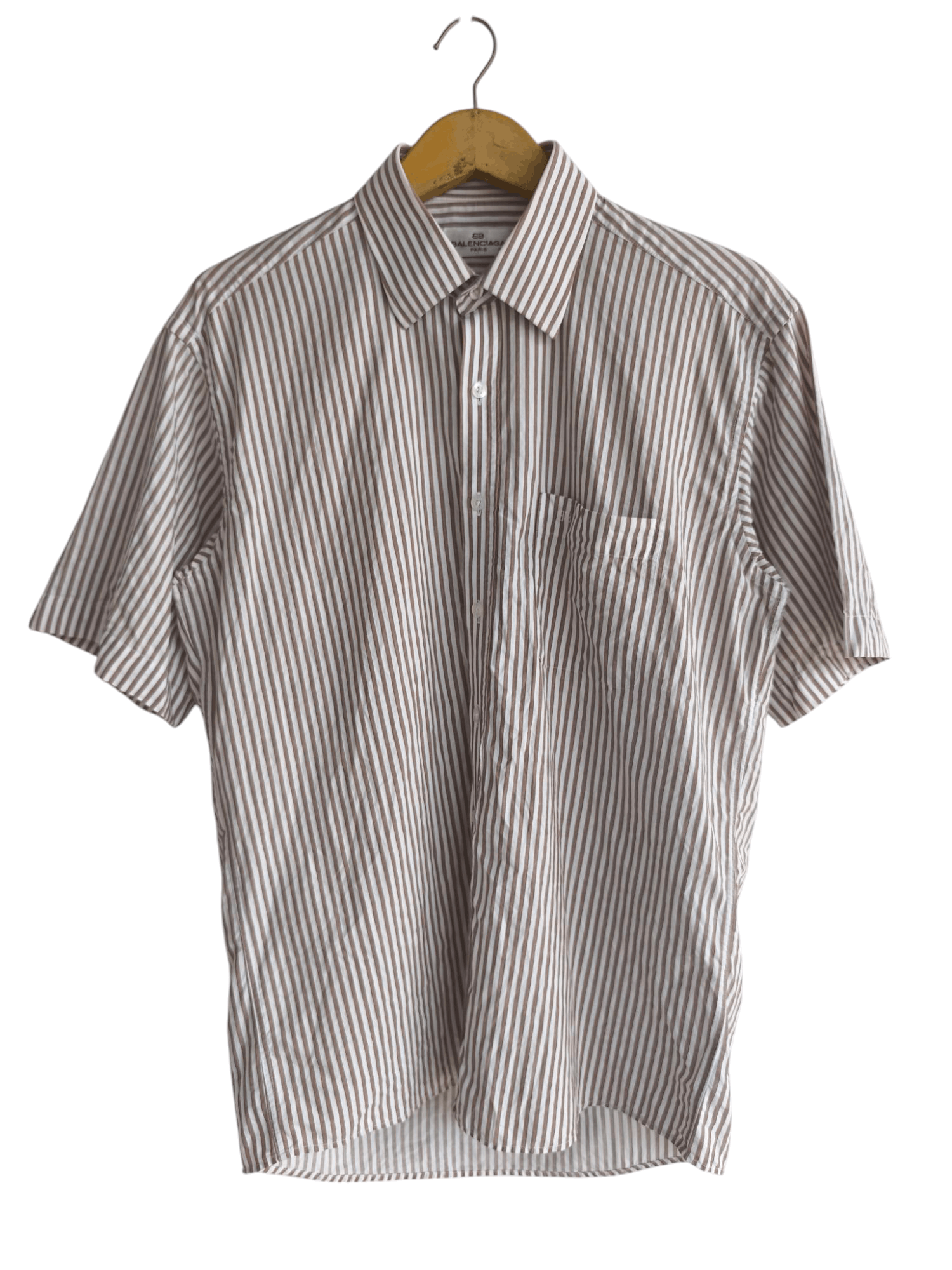 Balenciaga × Vintage Vintage Balenciaga stripe shirt Size US L / EU 52-54 / 3 - 1 Thumbnail
