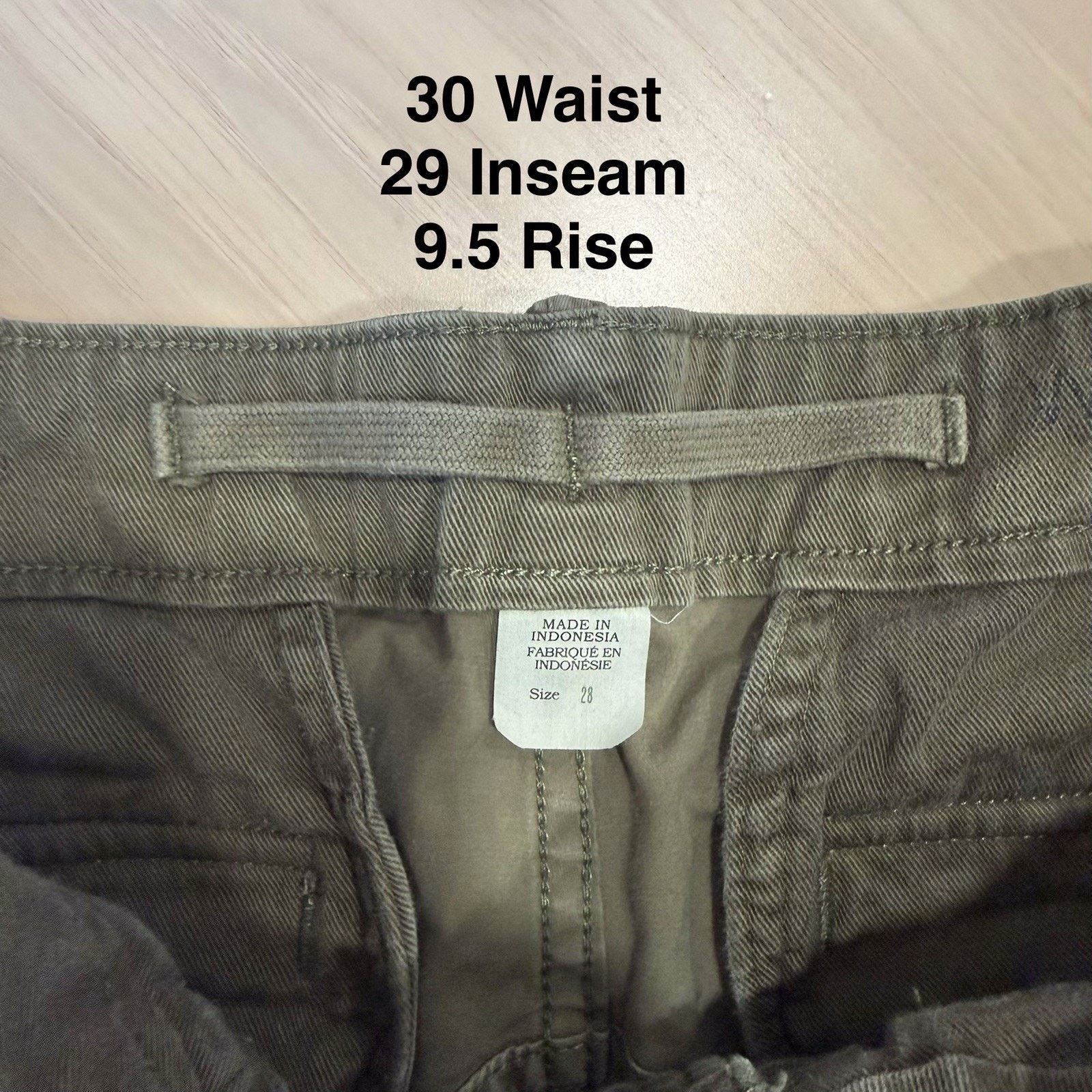 Polo Ralph Lauren RRL Cargo Pants Green Slim Fit Military Utility Streetwear Size US 30 / EU 46 - 7 Thumbnail
