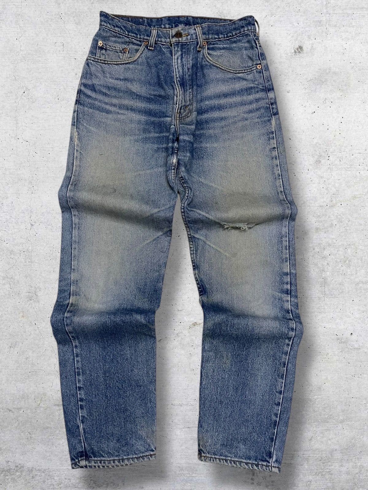 Levi's Vintage Clothing VINTAGE LEVIS 616 90S DESIGNER MUDWASH OG DISTRESSED DENIM Size US 29 - 1 Thumbnail