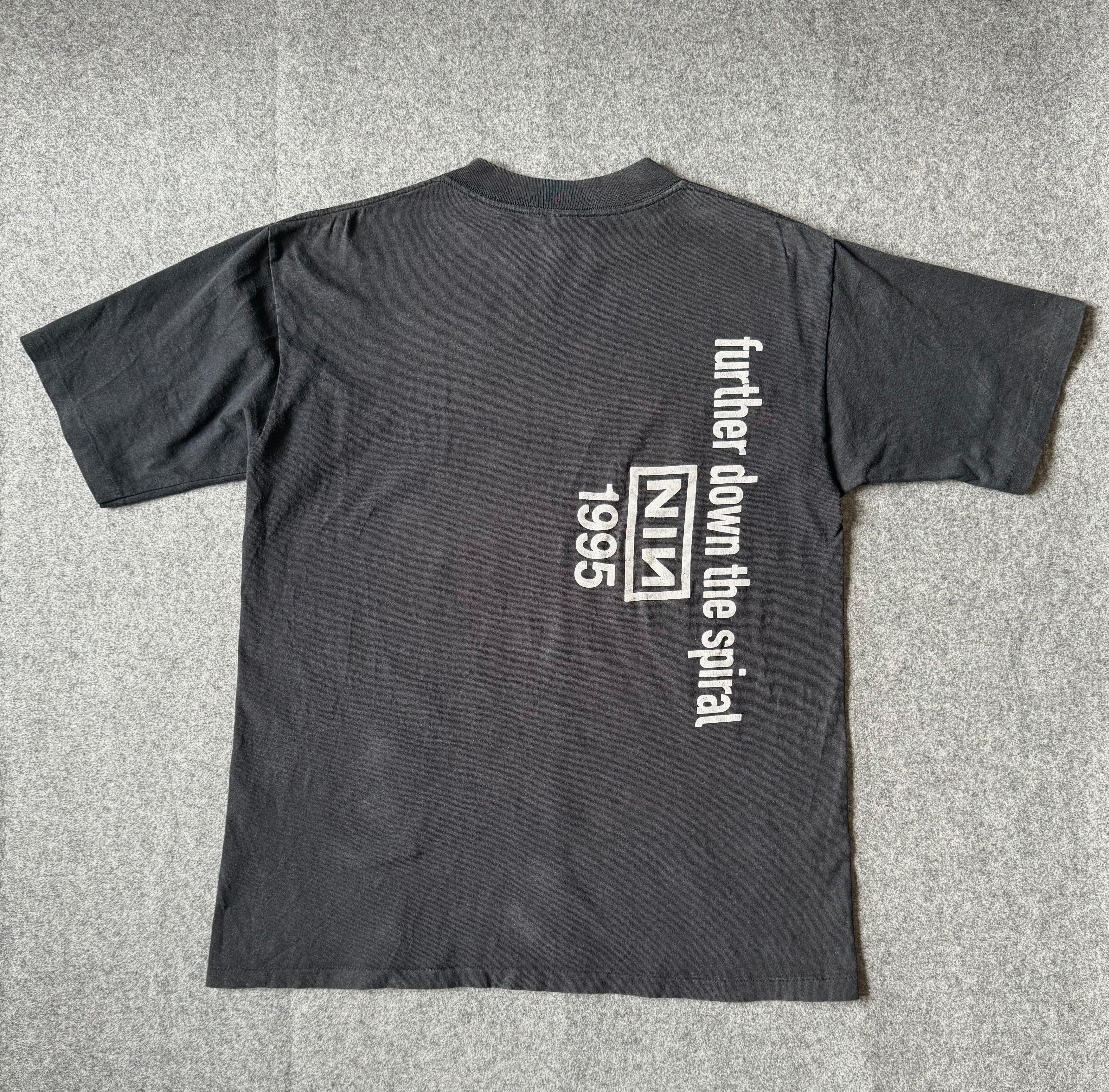 Vintage 1994 Vintage Nine Inch Nails Further Down the Spiral Size US L / EU 52-54 / 3 - 4 Thumbnail
