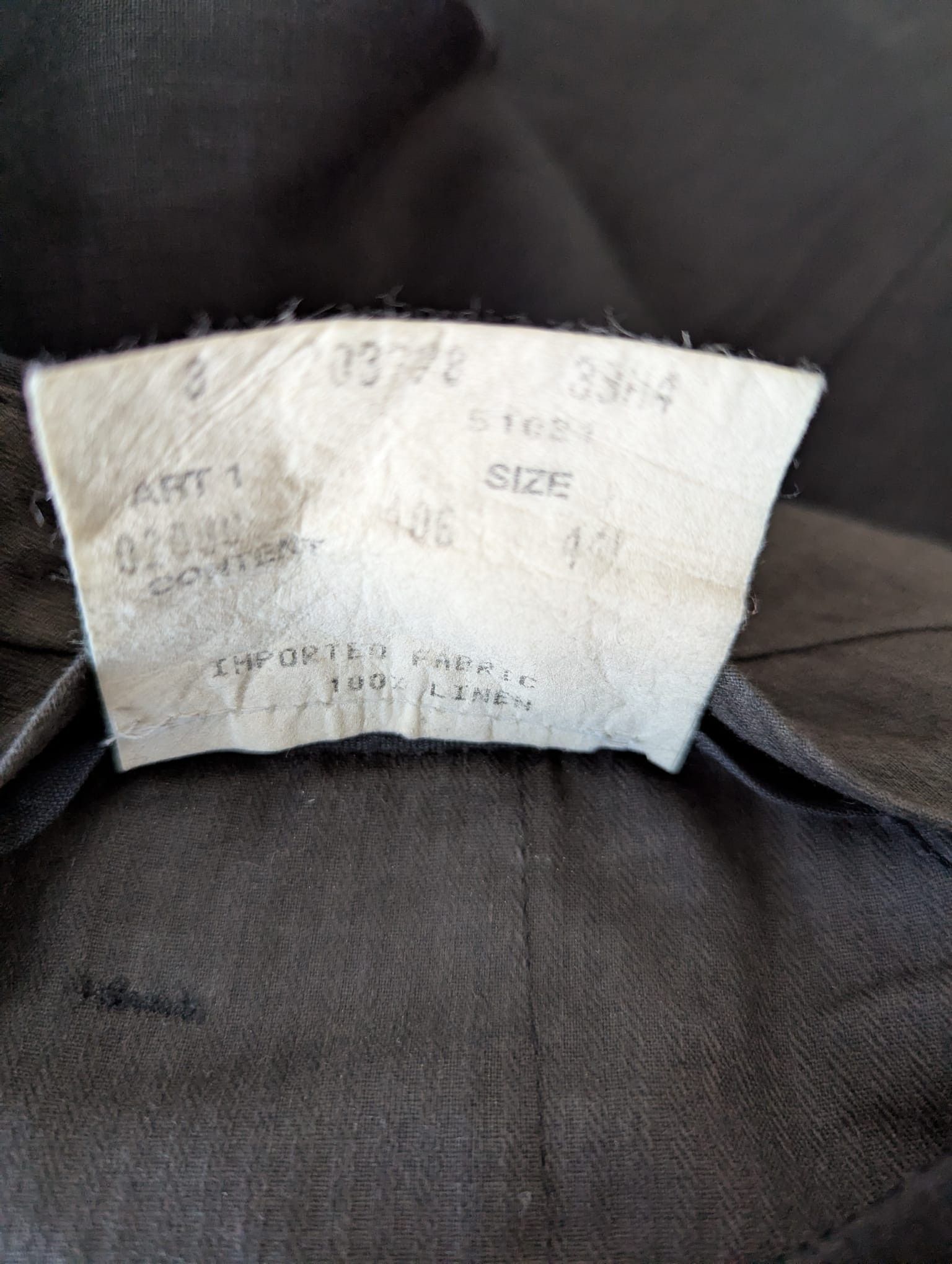 Hugo Boss Black Linen suit Size 44L - 5 Thumbnail