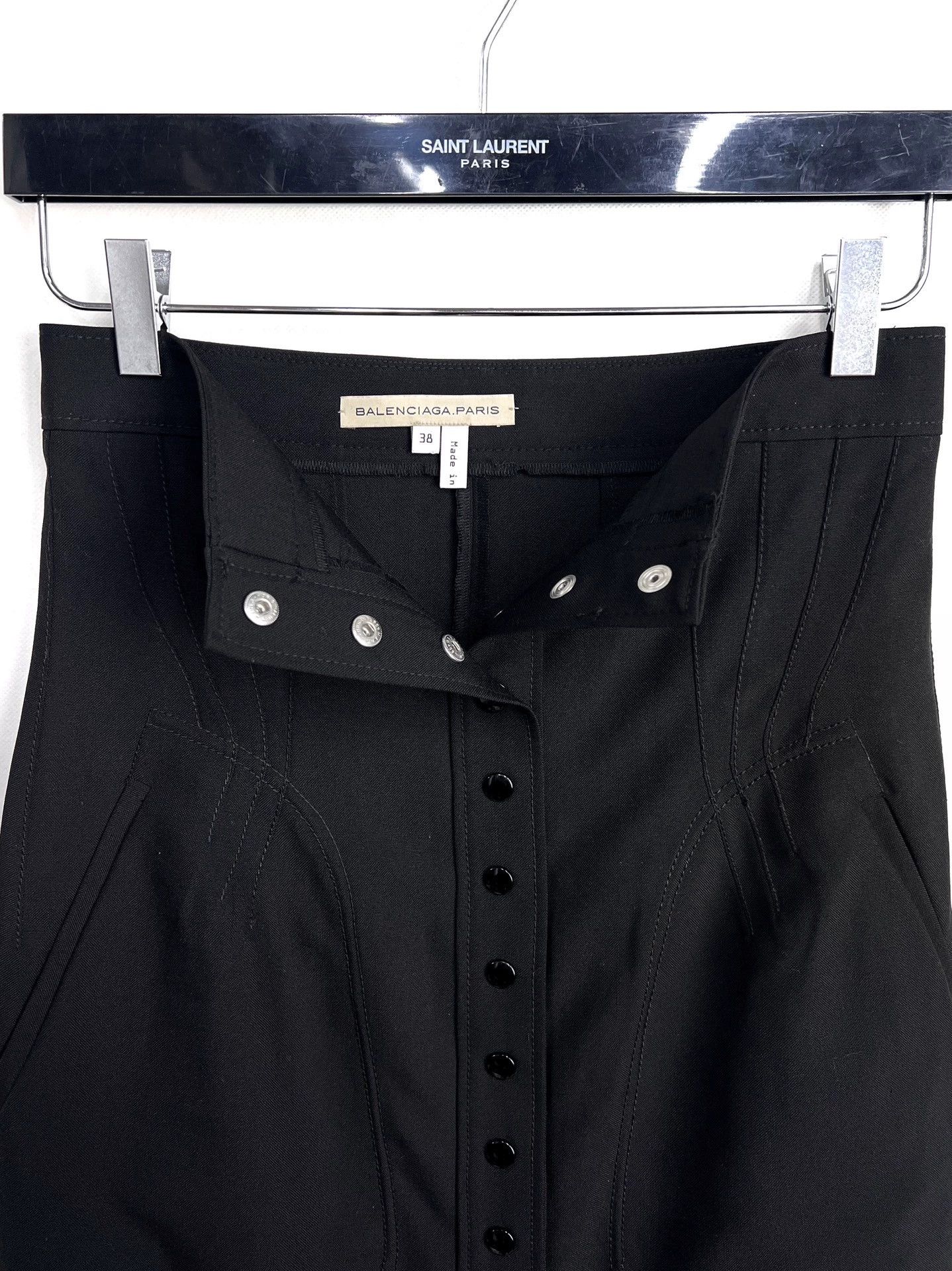 Balenciaga Balenciaga 03AW Ghesquière Sculptural A-line Skirt Size 26" / US 2 / IT 38 - 4 Thumbnail