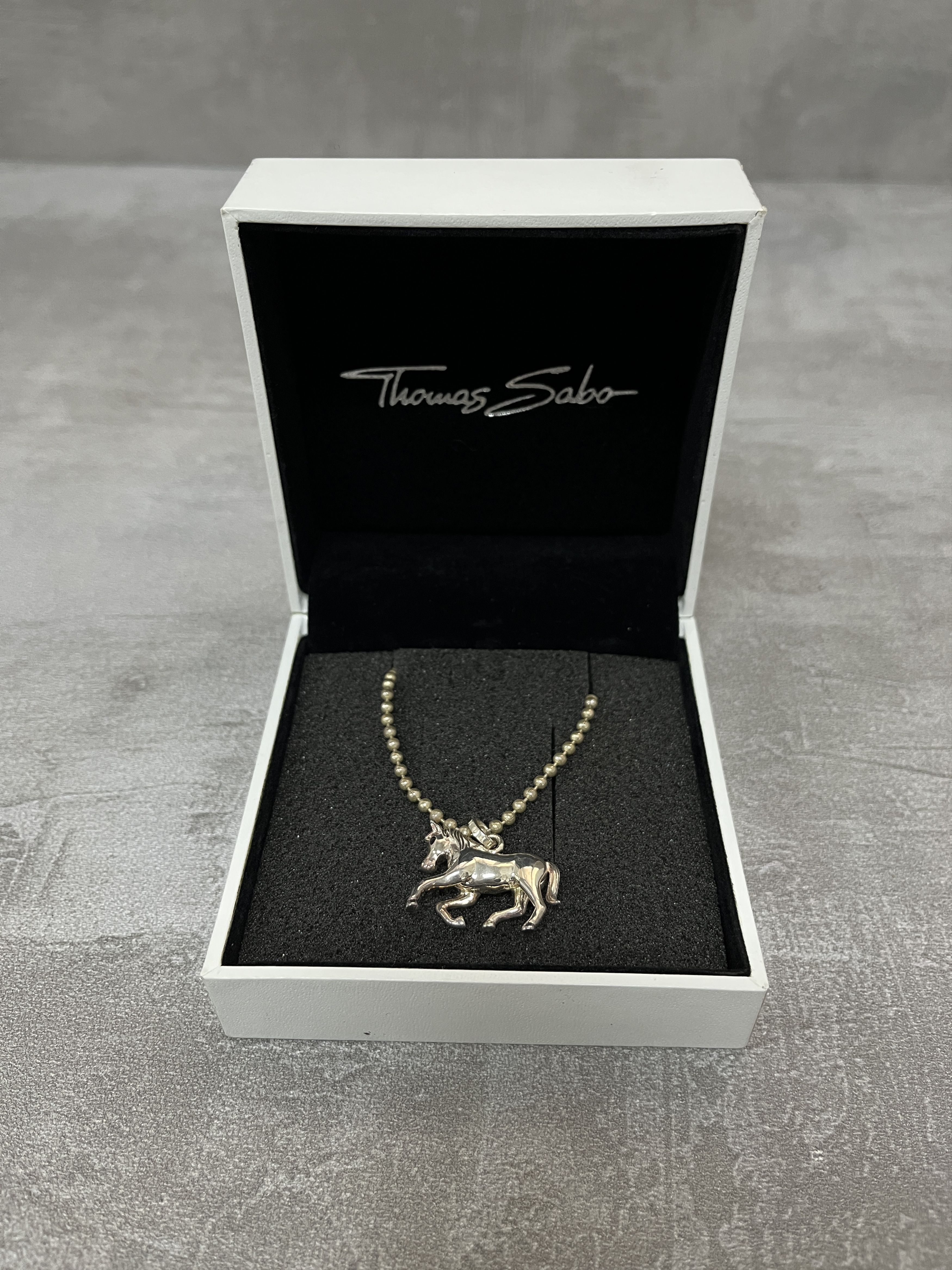 Thomas Sabo Thomas Sabo Silver Necklace With Horse Pendant Size ONE SIZE - 1 Thumbnail