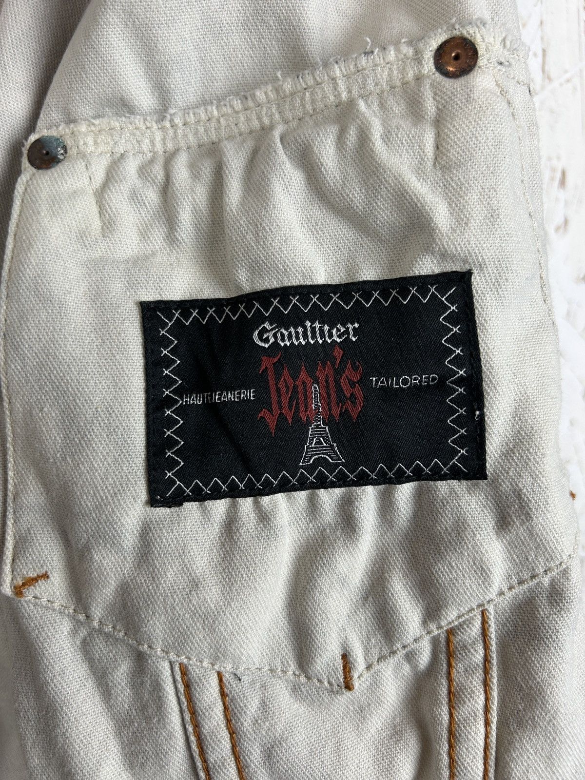 Jean Paul Gaultier Archive JPG Tattoo S96 Jean Paul Gaultier Print Denim Jacket Size M / US 6-8 / IT 42-44 - 13 Thumbnail