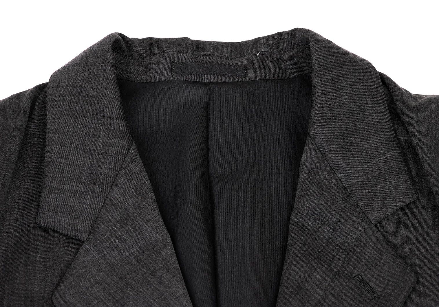 Issey Miyake Wool Stitch Design 3B Jacket in Charcoal, Size M Size US M / EU 48-50 / 2 - 3 Thumbnail