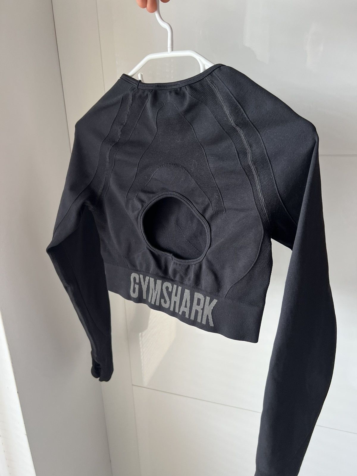 Gymshark ‼️Gymshark Womans Long Sleeve Onyx Straight Fit Gym Top‼️ Size M / US 6-8 / IT 42-44 - 7 Thumbnail