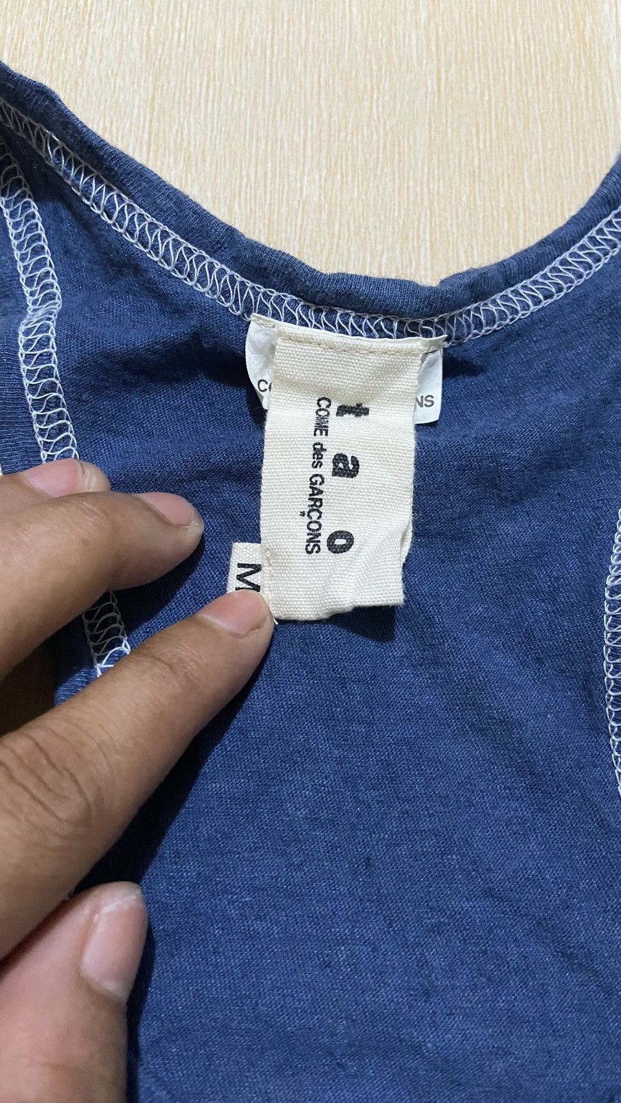 CDG by Comme des Garcons Vintage Thrashed Comme Des Garcons CDG TAO Tanktop Size US M / EU 48-50 / 2 - 3 Thumbnail