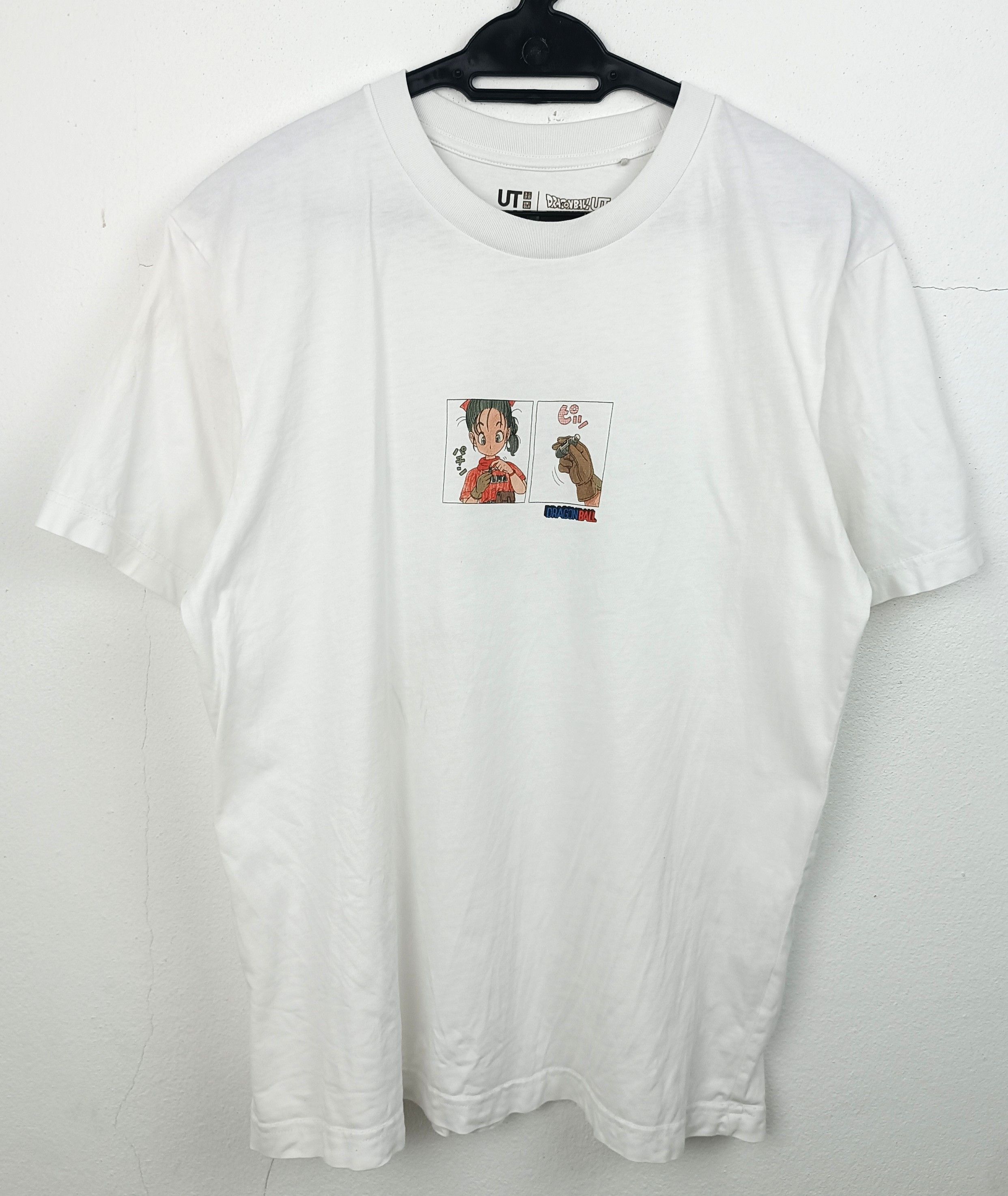 Anime VINTAGE DRAGON BALL GOKU BULMA ANIME TEE one piece bleach Size US M / EU 48-50 / 2 - 3 Thumbnail