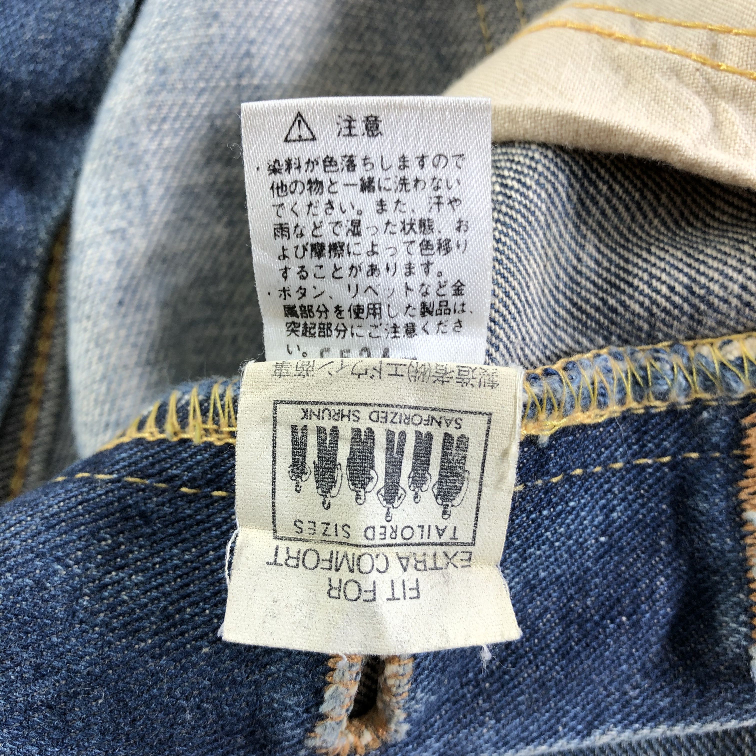 Lee Vintage Blue Wash Lee Selvedge Jeans-JM3581 Size US 33 - 11 Thumbnail