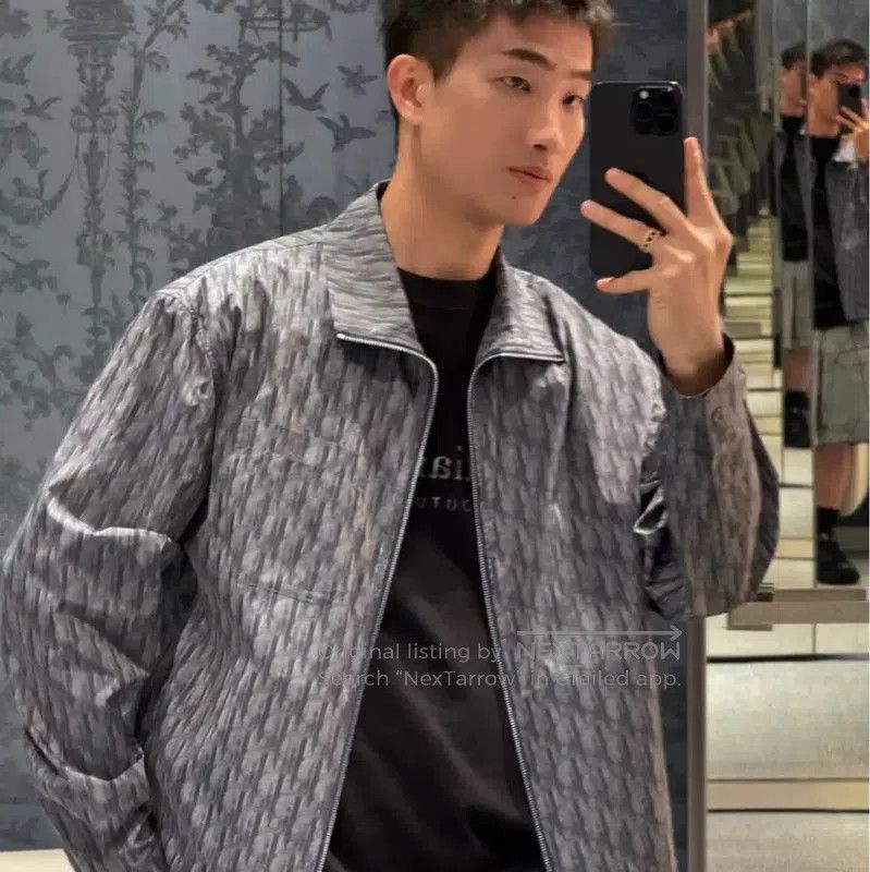 Other Dior Gray Polyester Men's Jacket . Size US M / EU 48-50 / 2 - 8 Thumbnail