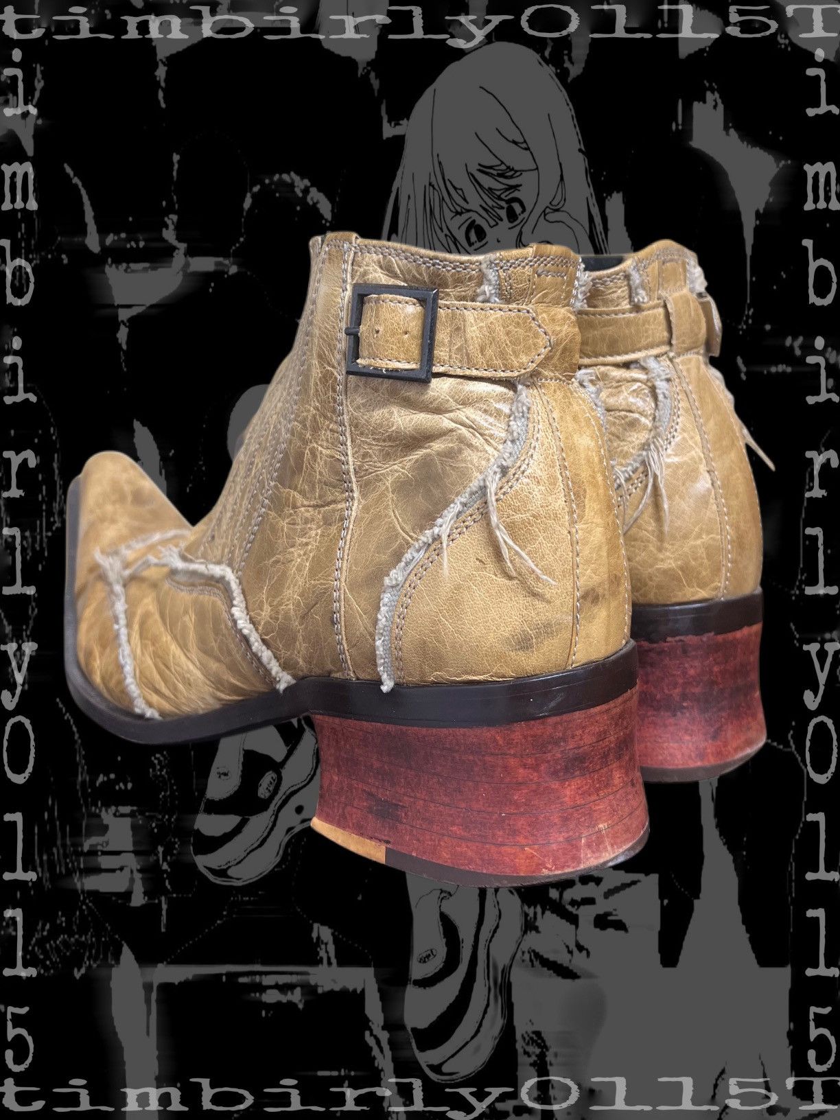 Tornado Mart Tornado Mart leather yellow chelsea boots Size US 8.5 / EU 41-42 - 5 Thumbnail