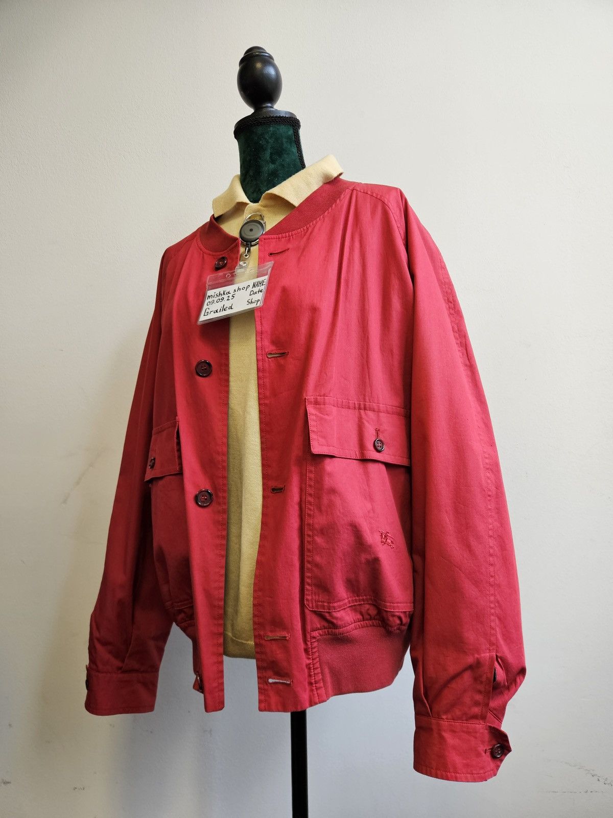 Burberry Bomber Burberrys’— Designer Burberry vintage Size US M / EU 48-50 / 2 - 1 Thumbnail