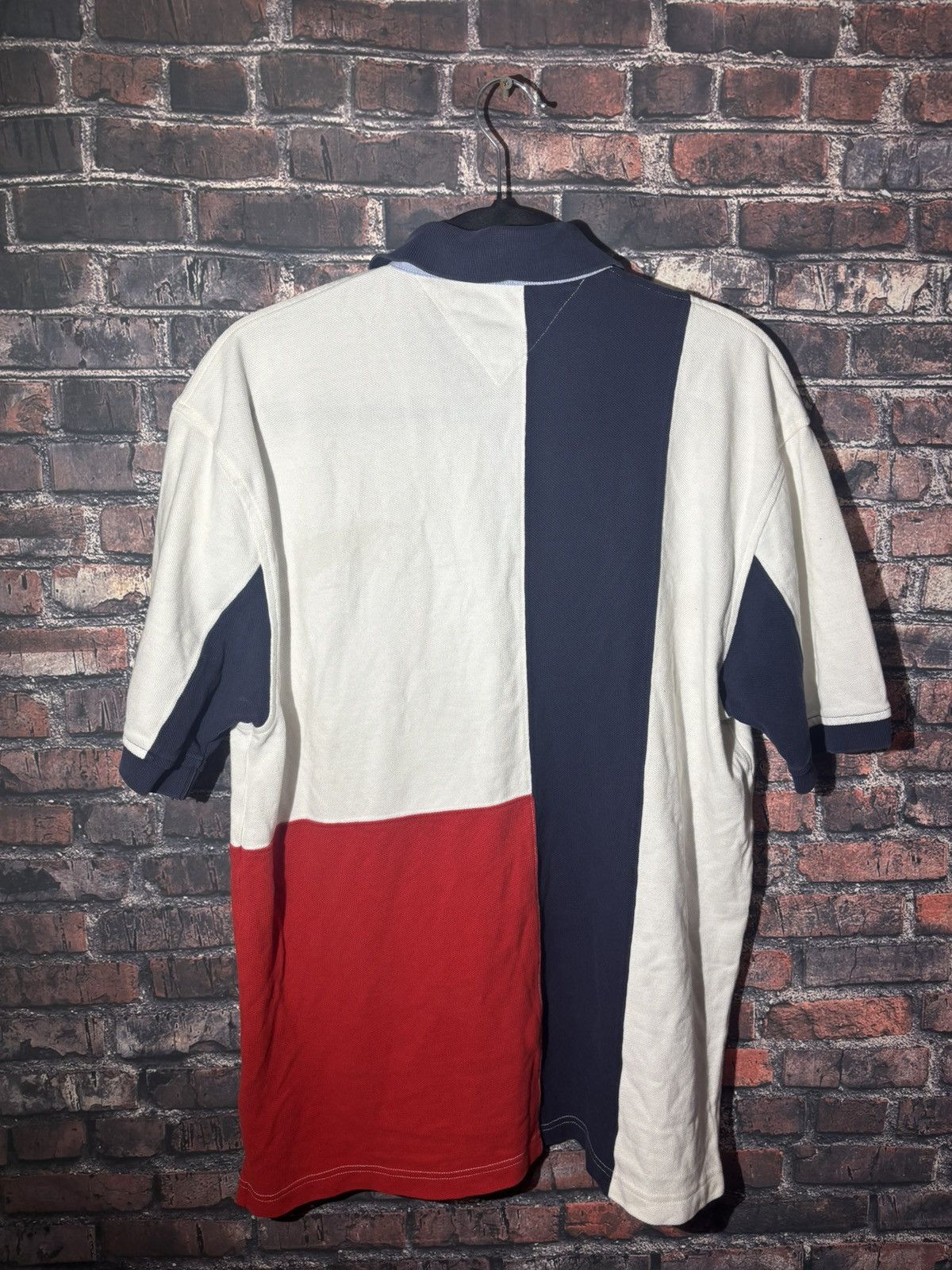 Tommy Hilfiger Tommy Hilfiger Colorblock Polo Shirt Navy Red White Size L Size US M / EU 48-50 / 2 - 5 Thumbnail