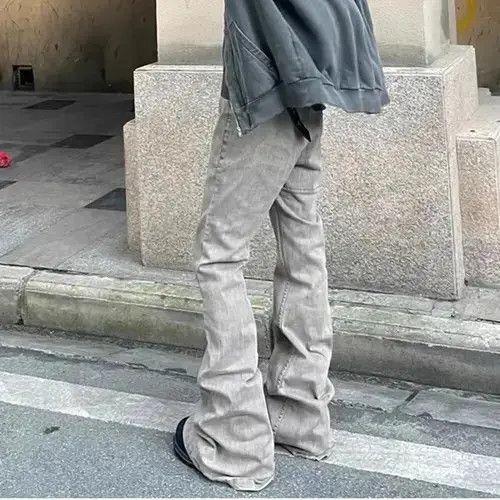 Other Y2K Stretch Flare Baggy Denim Jeans Size US 30 / EU 46 - 2 Thumbnail
