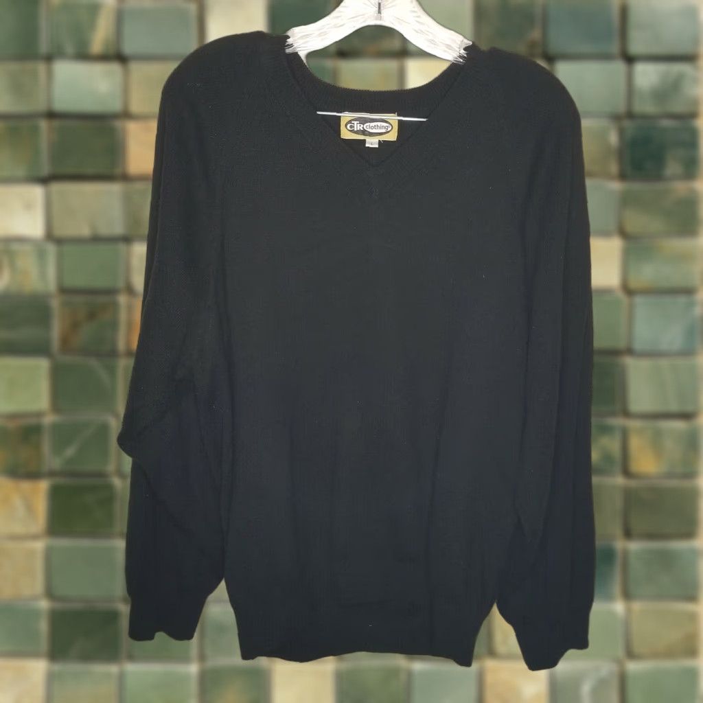 Vintage CTR Clothing Black Pullover Sweater Long Sleeve Mens Size Large Size US L / EU 52-54 / 3 - 1 Thumbnail