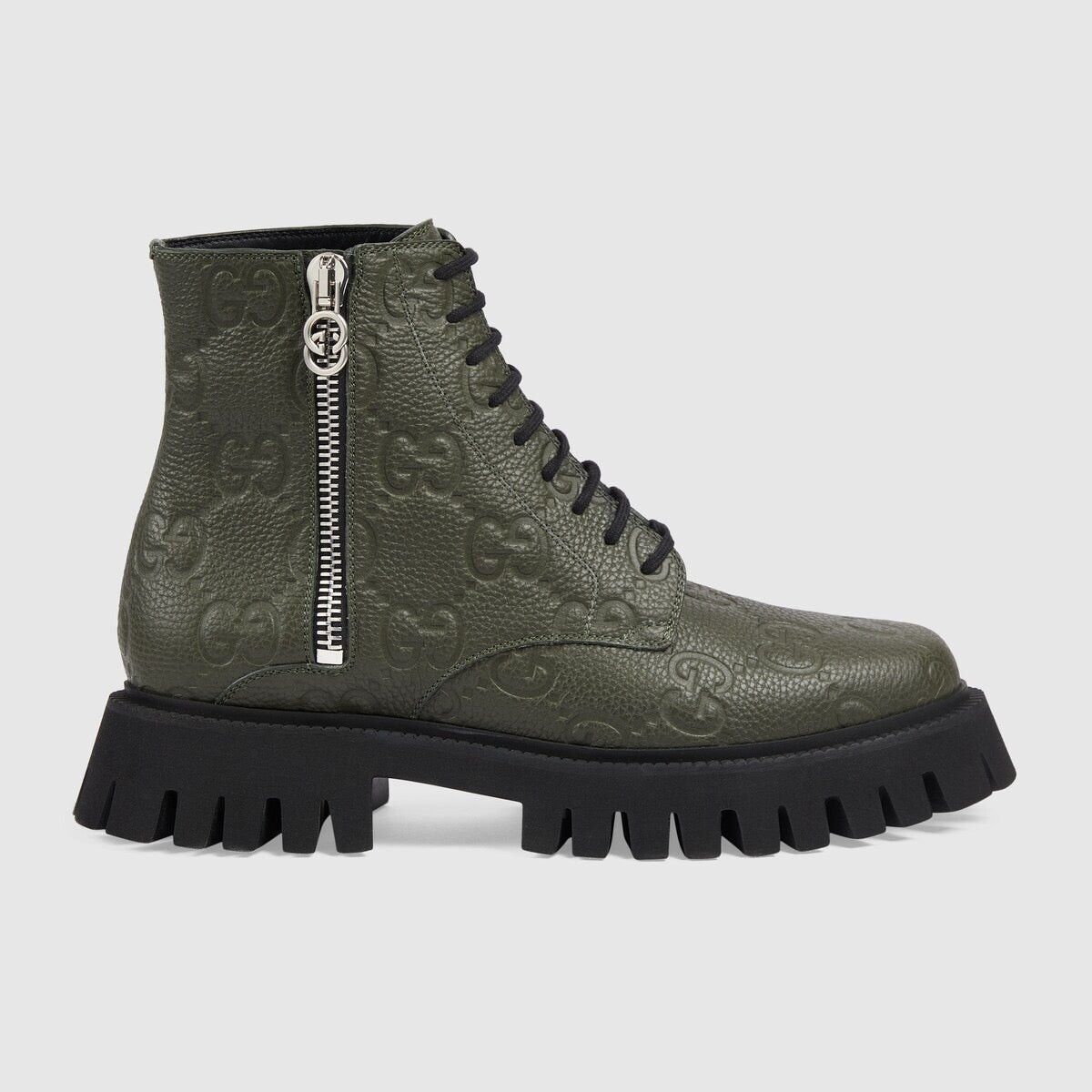 Gucci Gucci GG Leather Boots SIZE 8 Size ONE SIZE - 1 Thumbnail