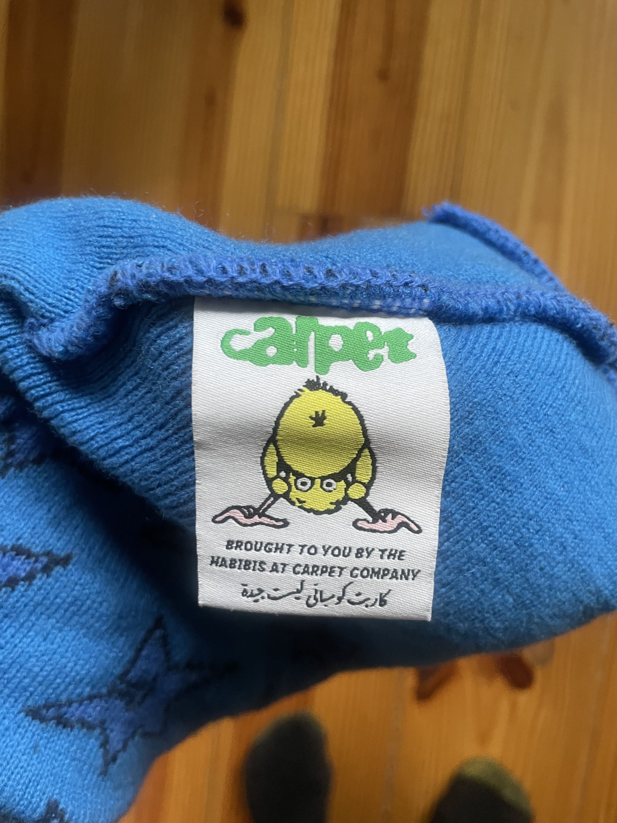 Carpet Company Carpet Company C-Star Blue Beanie Size ONE SIZE - 2 Thumbnail