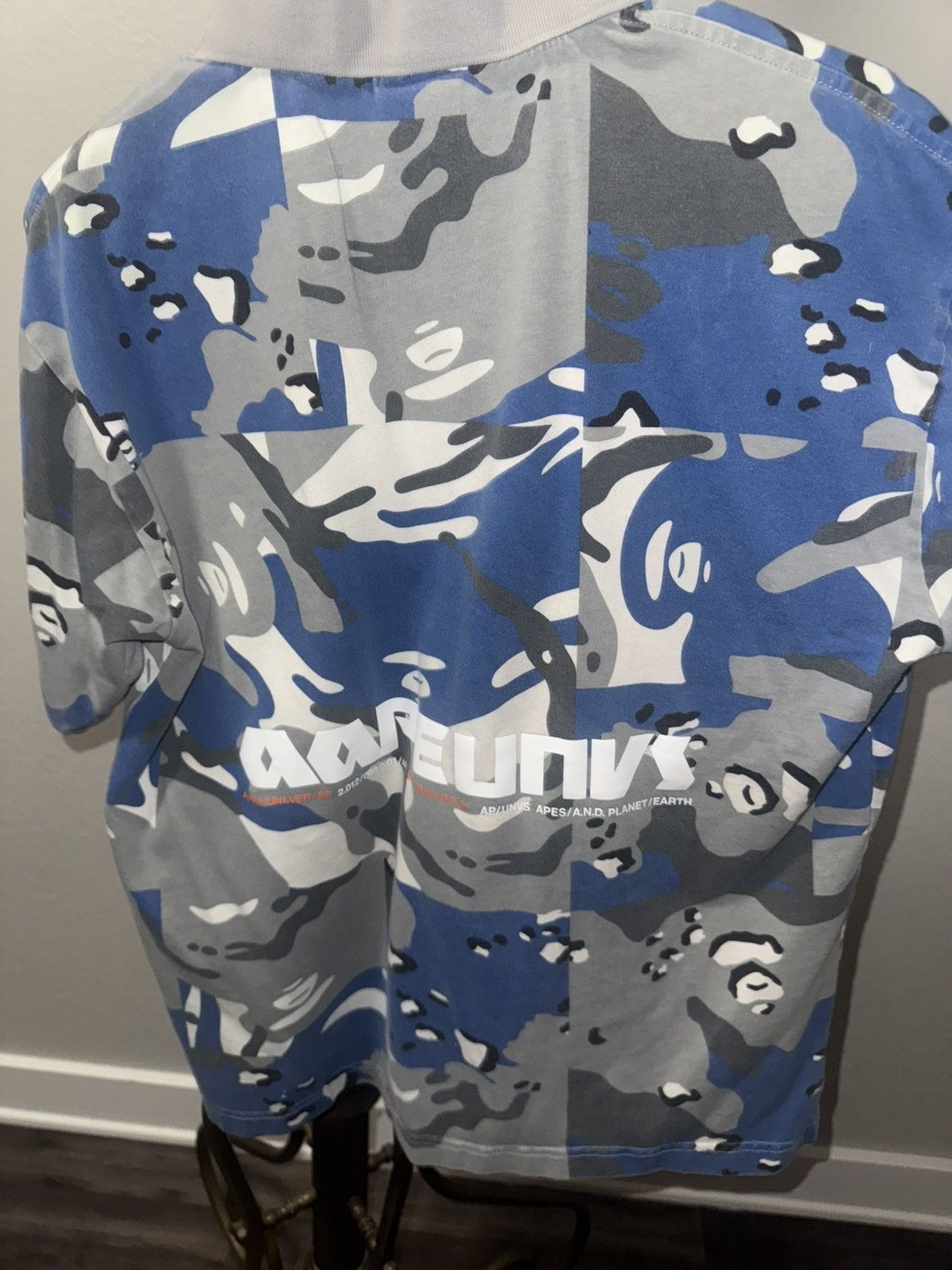 Aape Aape Blue Camo Polo Size US M / EU 48-50 / 2 - 5 Thumbnail