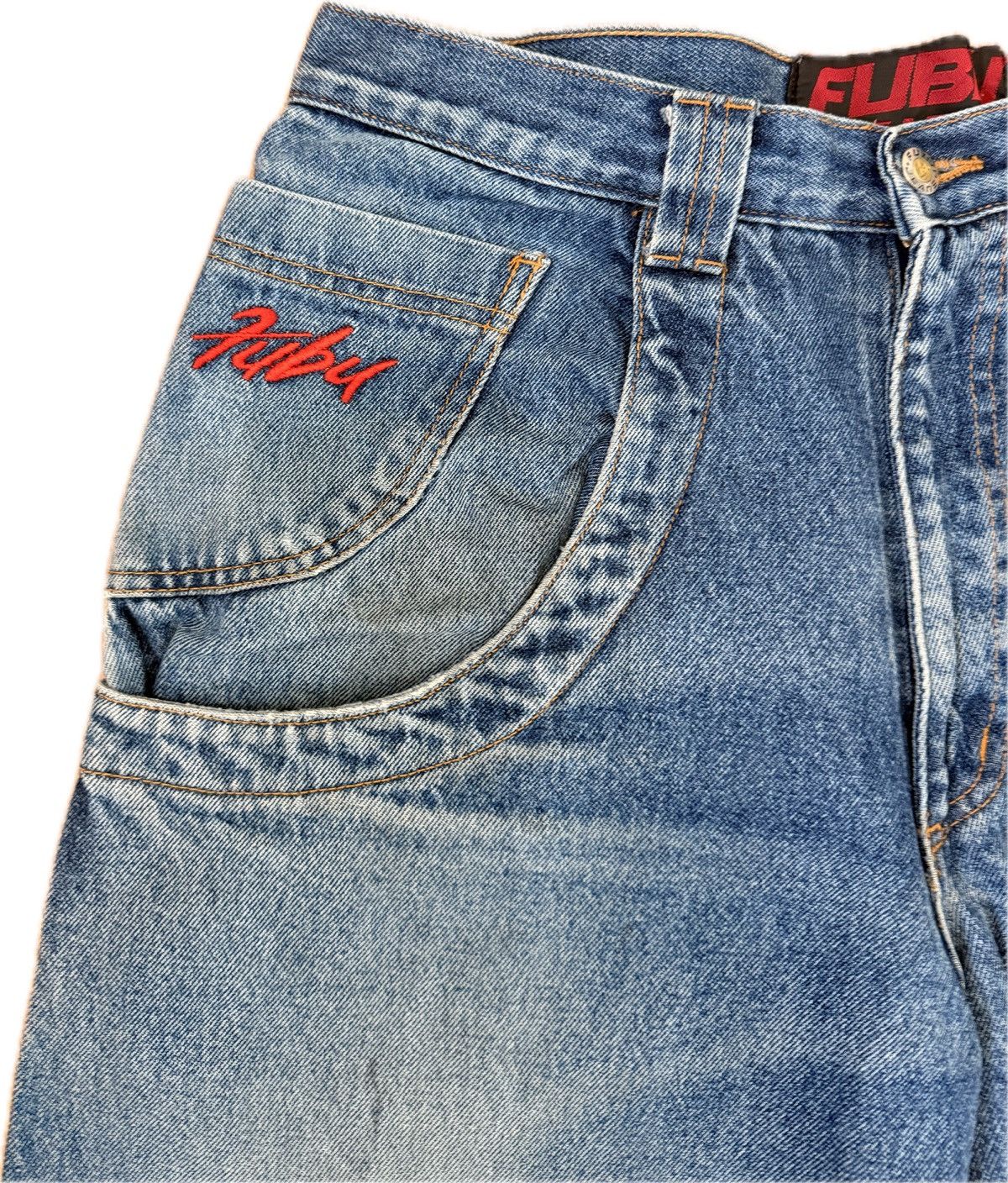 Fubu JNCO Style Pockets Fubu Jeans Size US 31 - 7 Thumbnail