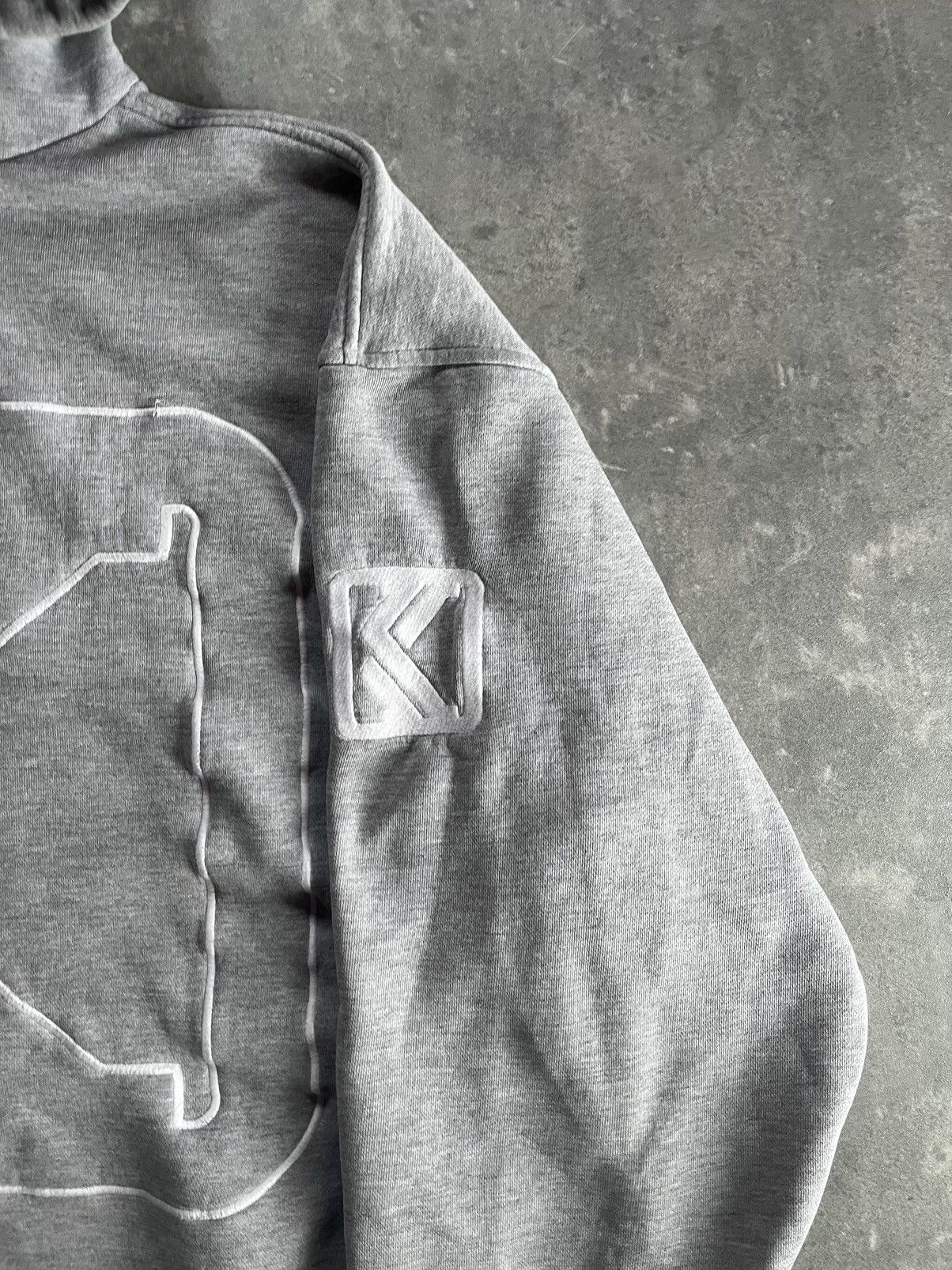 Karl Kani Karl Kani Big K Logo Baggy Grey Hoodie XL XXL Boxy Rare Size US XL / EU 56 / 4 - 5 Thumbnail