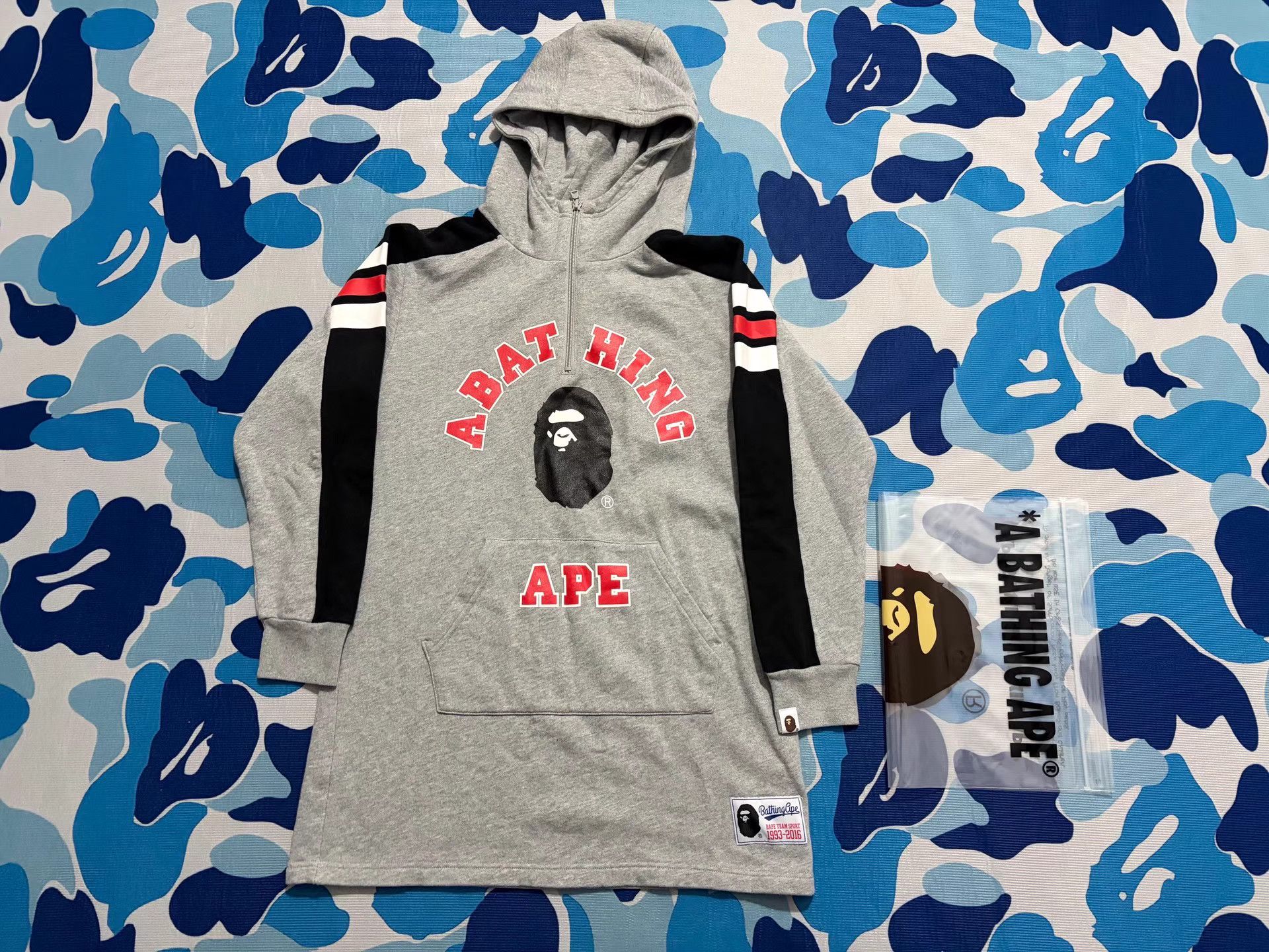 Bape Bape Gray Ape Head Zip-Up Hoodie Size US XS / EU 42 / 0 - 1 Thumbnail