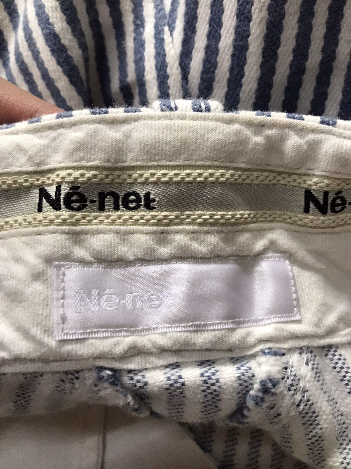 Issey Miyake × Ne-Net Rare Ne-Net Hickory Unique Pants Size 30" / US 8 / IT 44 - 8 Thumbnail