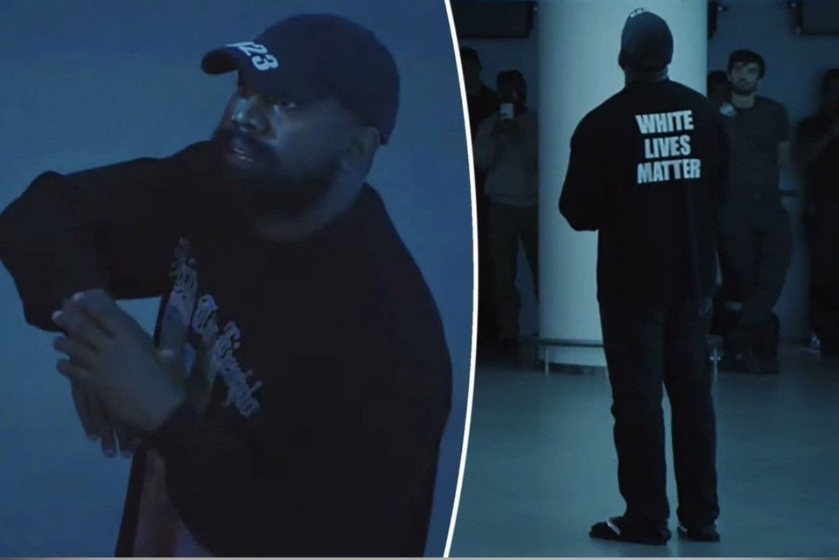 Kanye Yzy Juan Pablo Ii 'white Lives Matter' Tee Sample, Men's (Size Xl) — image 6 of 6