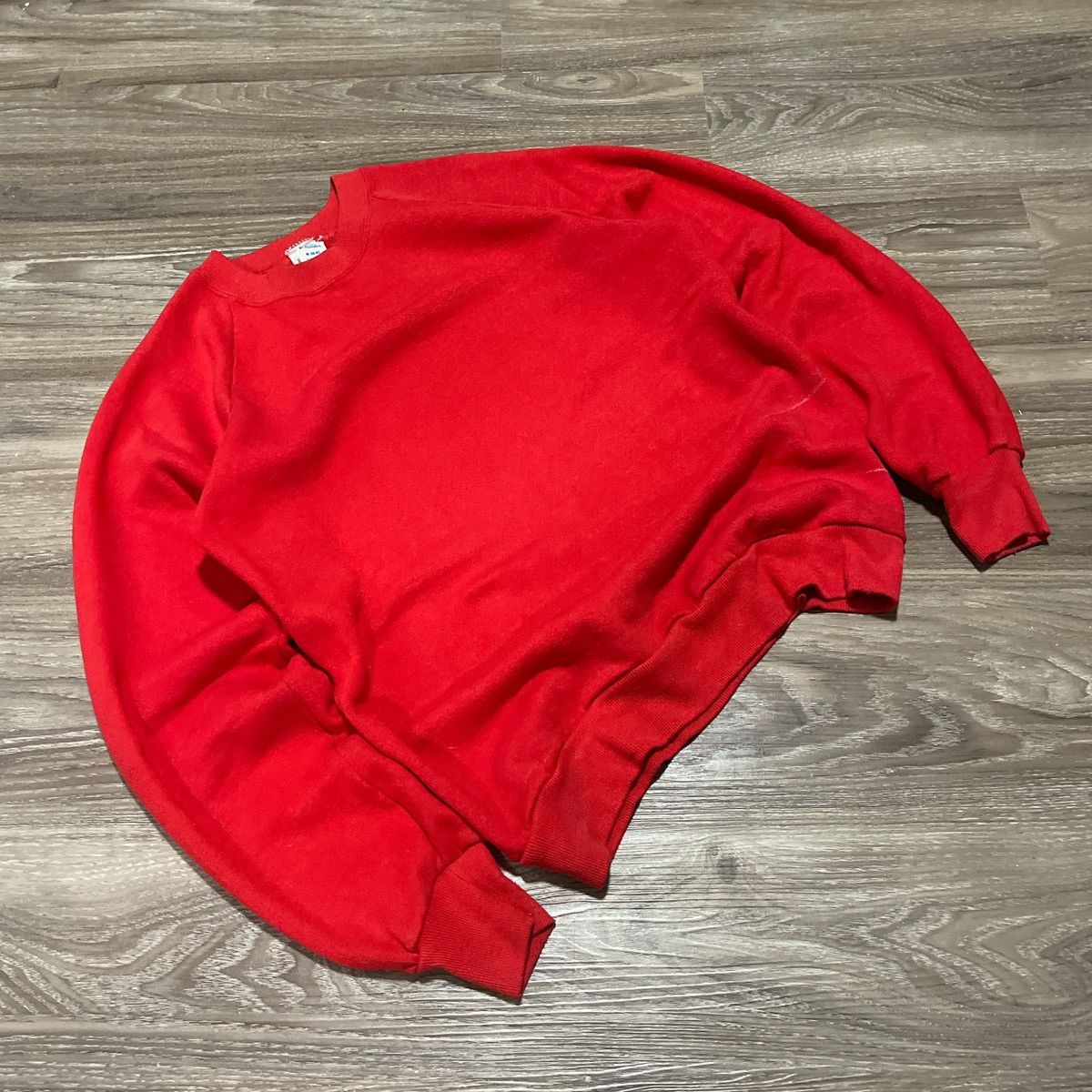Japanese Brand × Vintage Vintage 80’s Russell Athletics Faded Red Sweatshirt Size US M / EU 48-50 / 2 - 2 Thumbnail