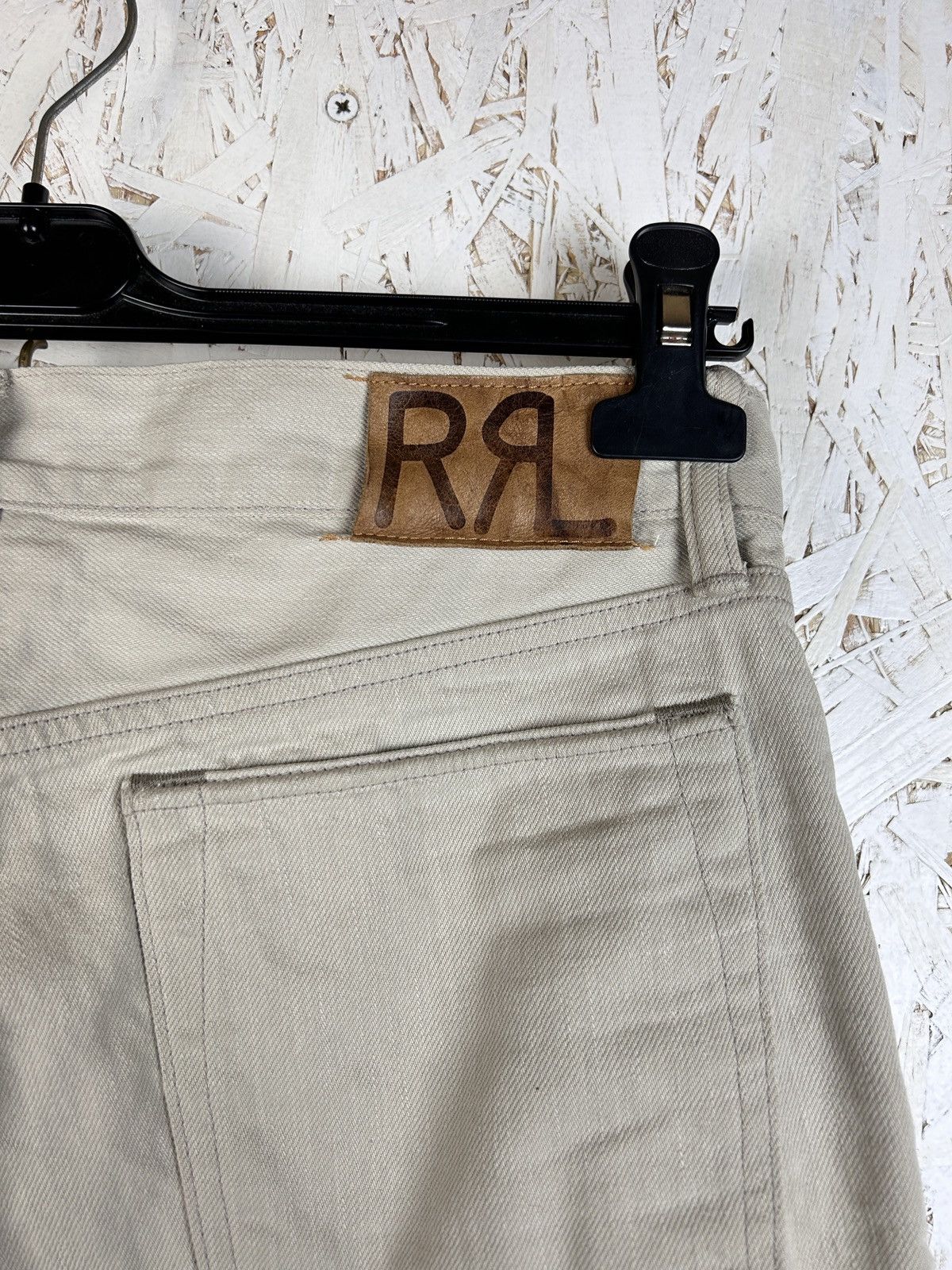 Ralph Lauren RRL Slim Narrow Shuttle Woven Selvedge Denim Jeans Size US 31 - 7 Thumbnail