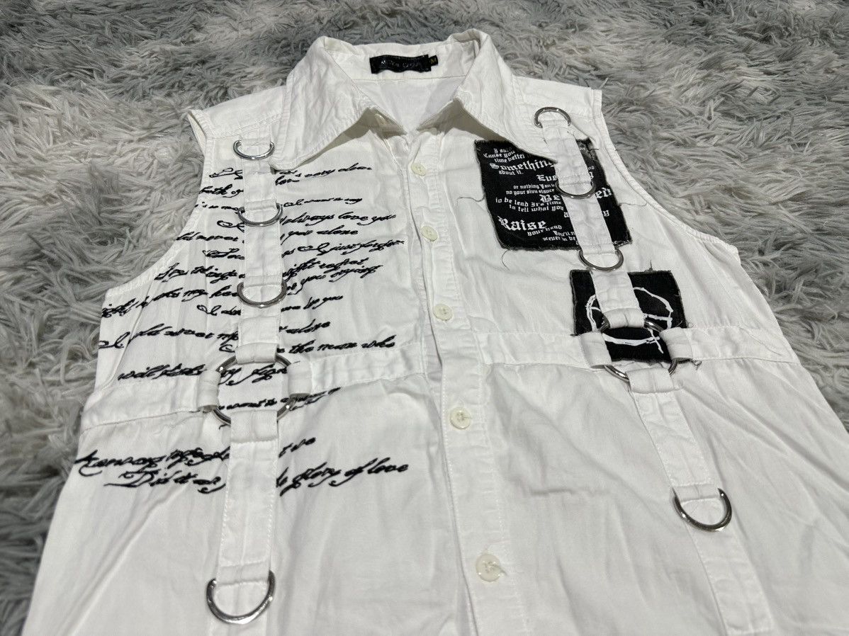 Seditionaries 🔥Sick Y2K Harajuku Anarchy Poem D-Rings Sleeveless Shirt Size US M / EU 48-50 / 2 - 3 Thumbnail