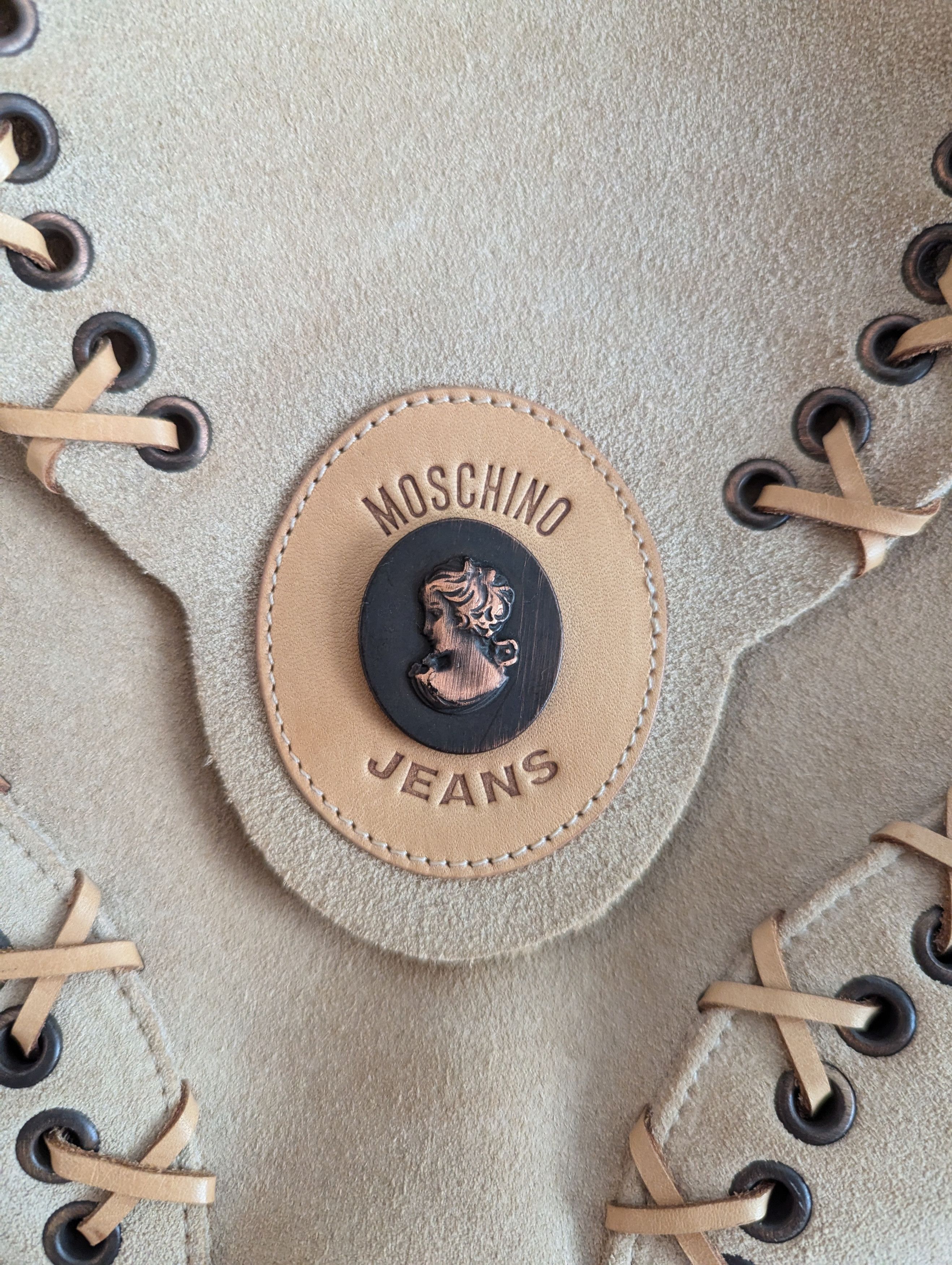 Moschino Moschino Jeans Leather Crossbody Clutch Bag w/ Small Bag Size ONE SIZE - 4 Thumbnail