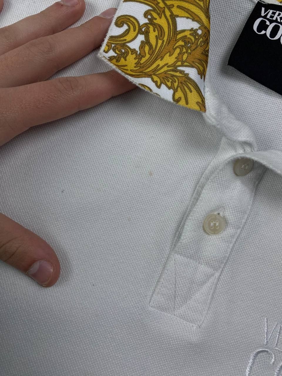 Versace Versace Jeans Couture Baroque Print Polo Shirt Men Size M Size US M / EU 48-50 / 2 - 4 Thumbnail
